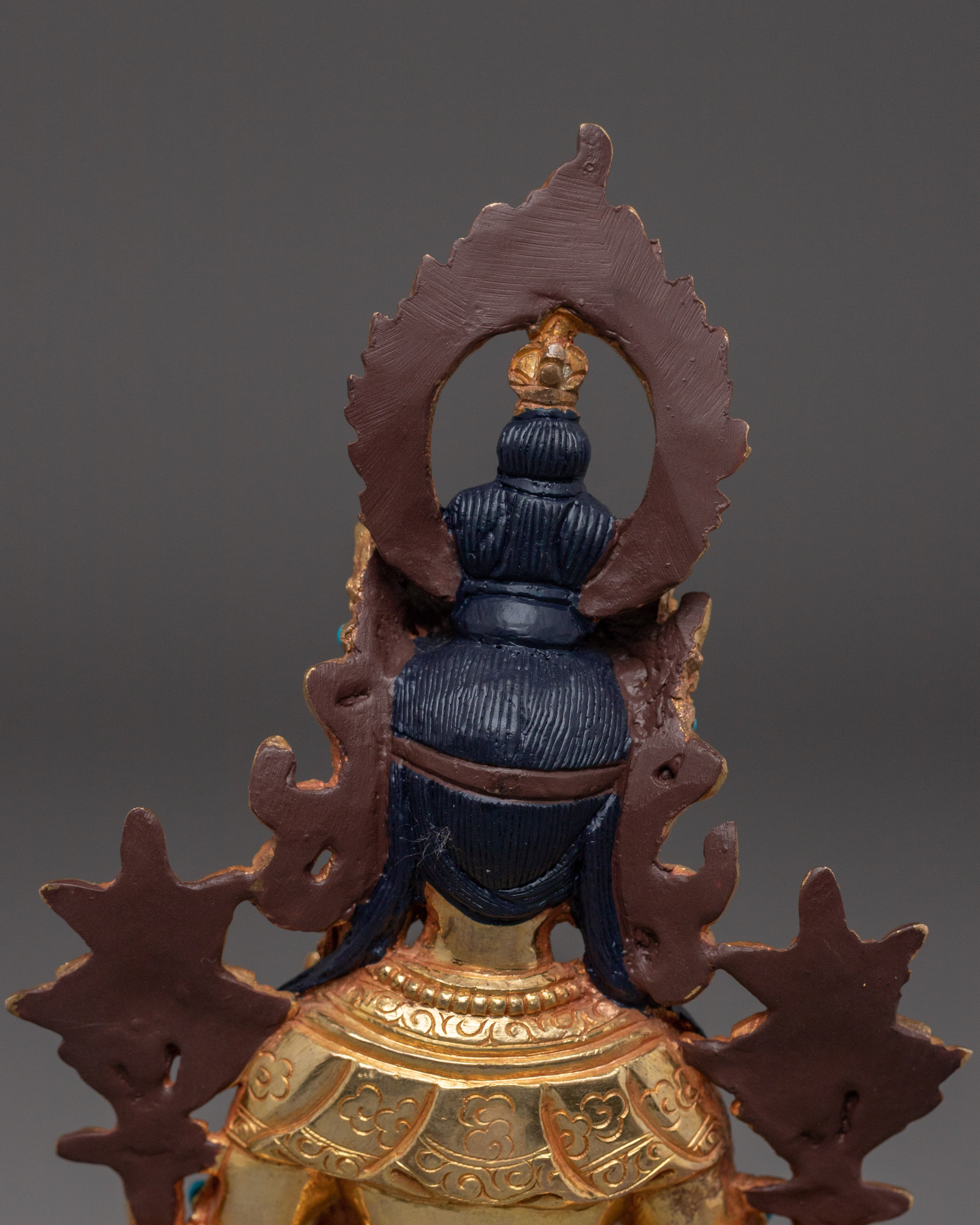 Golden Shyama Tara Statue | Green Tara - Mother of All Buddhas