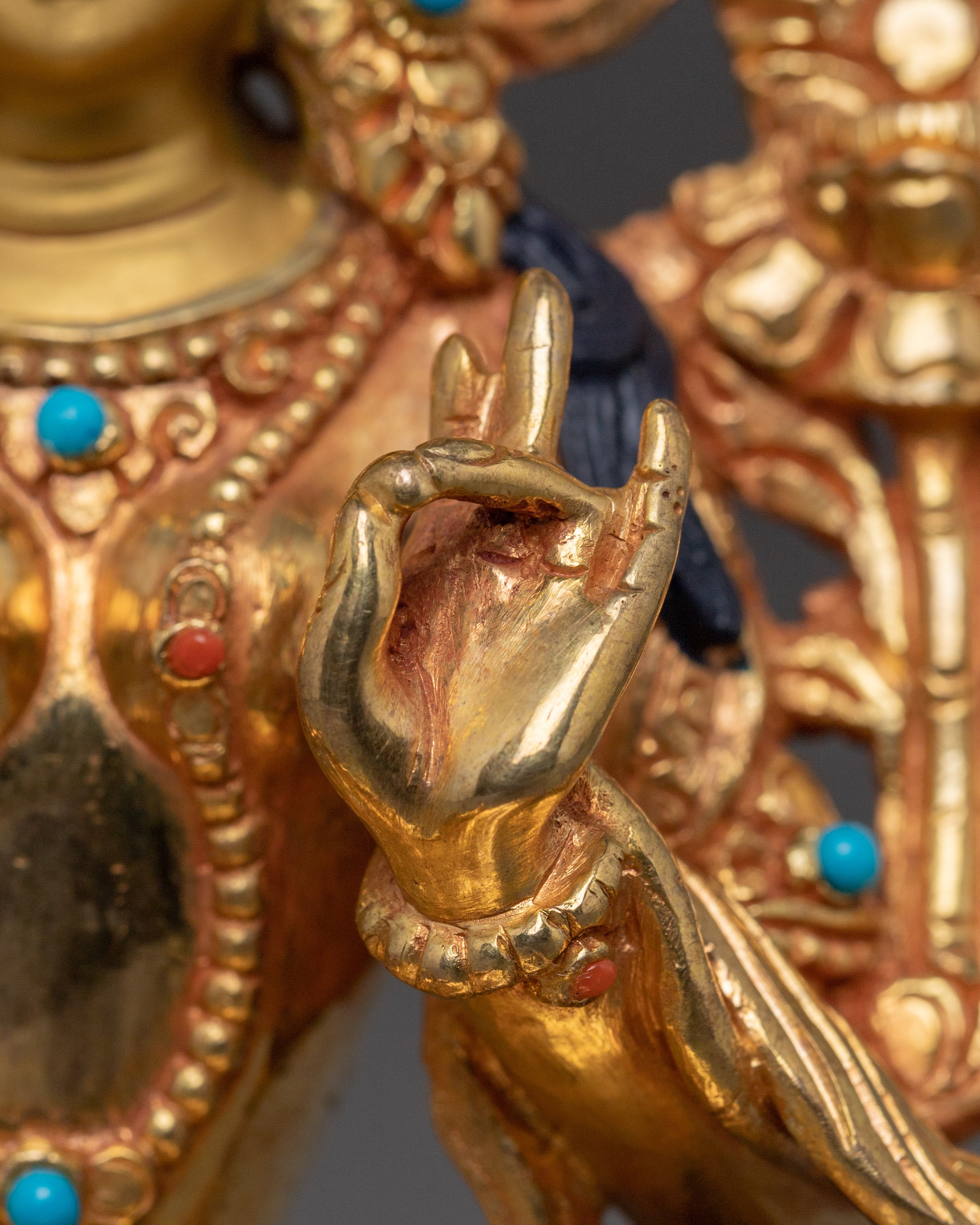 Golden Shyama Tara Statue | Green Tara - Mother of All Buddhas