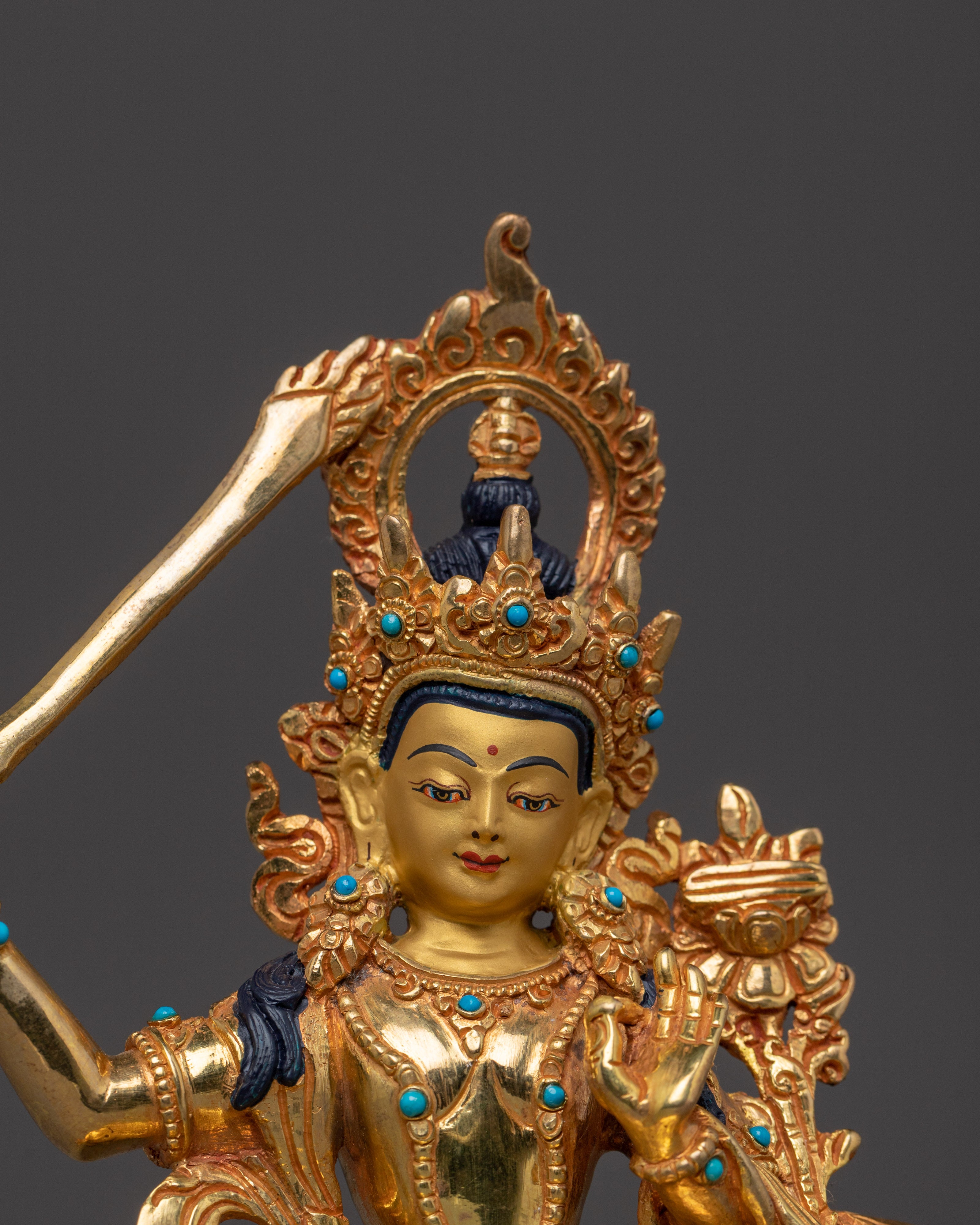 Divine Bodhisattva Manjushri Statue | Embodiment of Wisdom