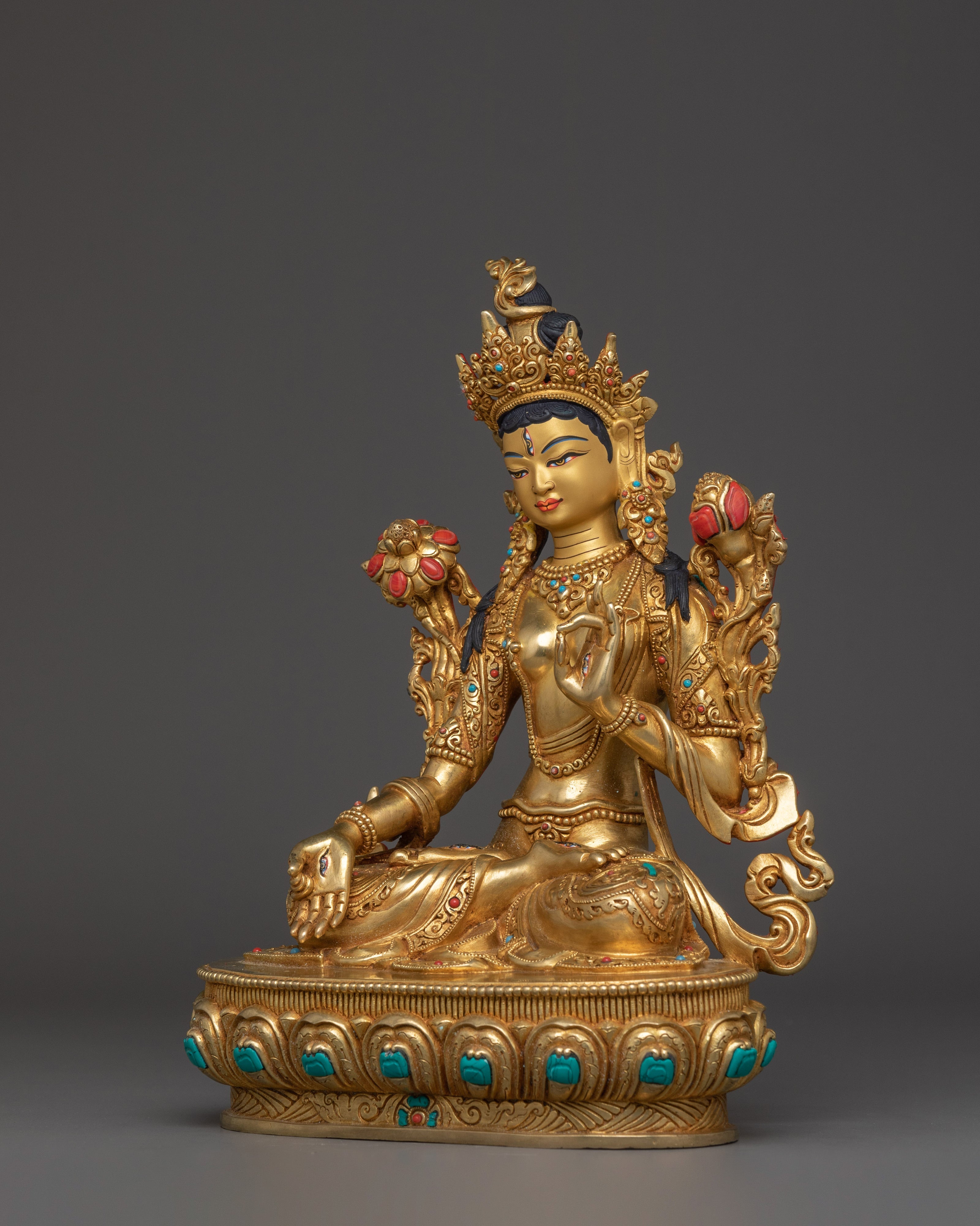 White Tara, Buddhist Healing Deity | Symbol of Long Life and Tranquility