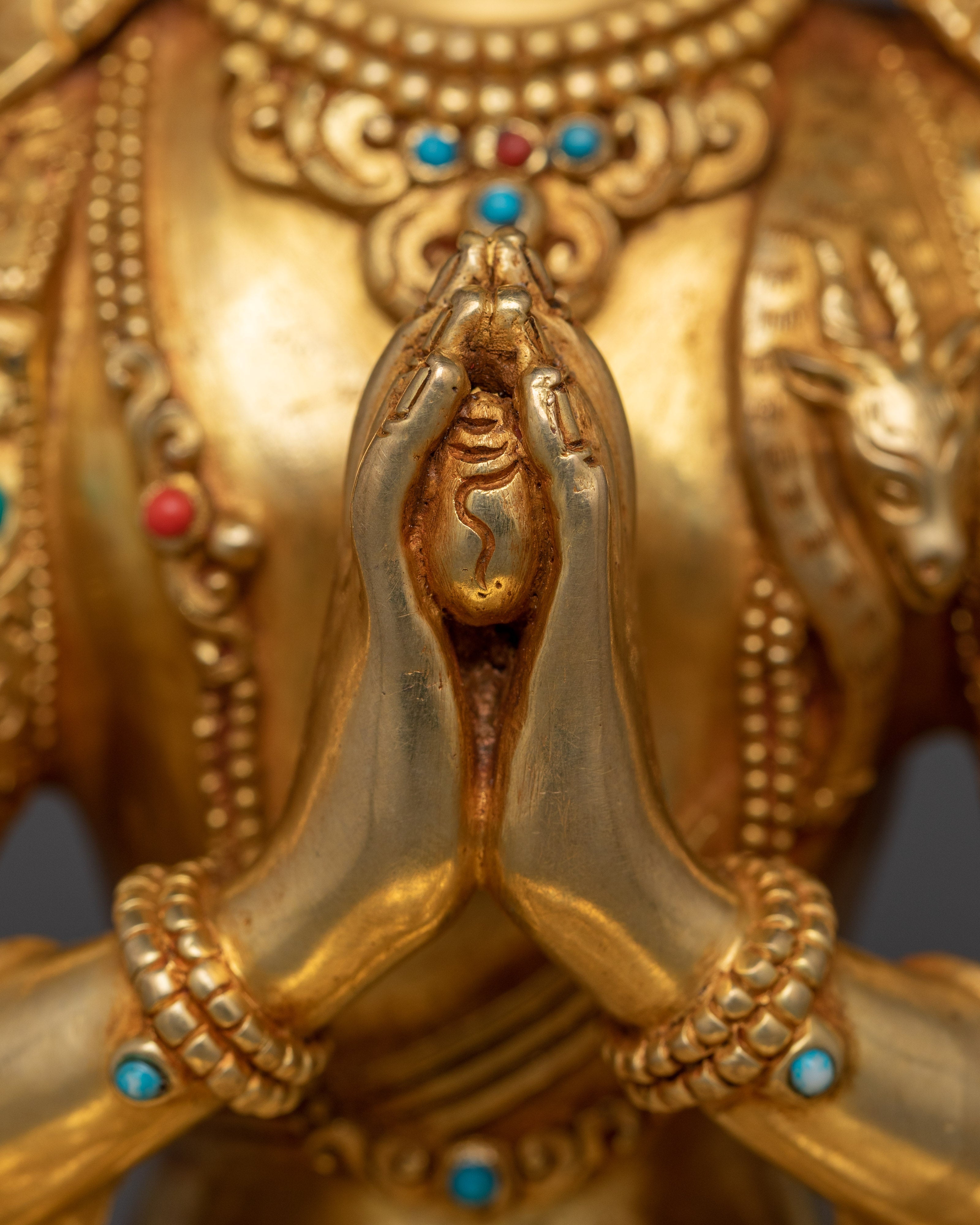Figurine of Chenrezig - Dharma Practice | 4-Armed Avalokiteshvara