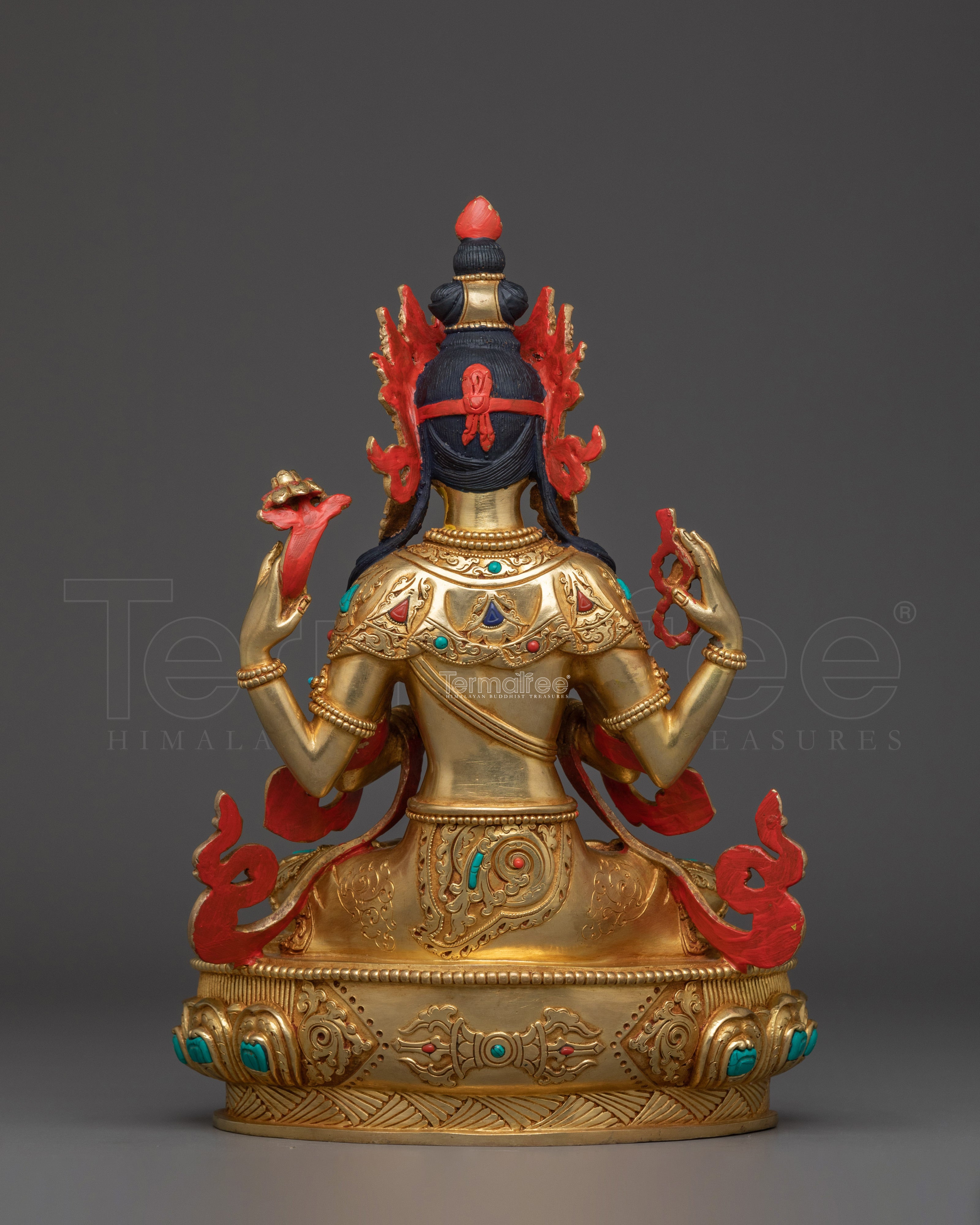Figurine of Chenrezig - Dharma Practice | 4-Armed Avalokiteshvara