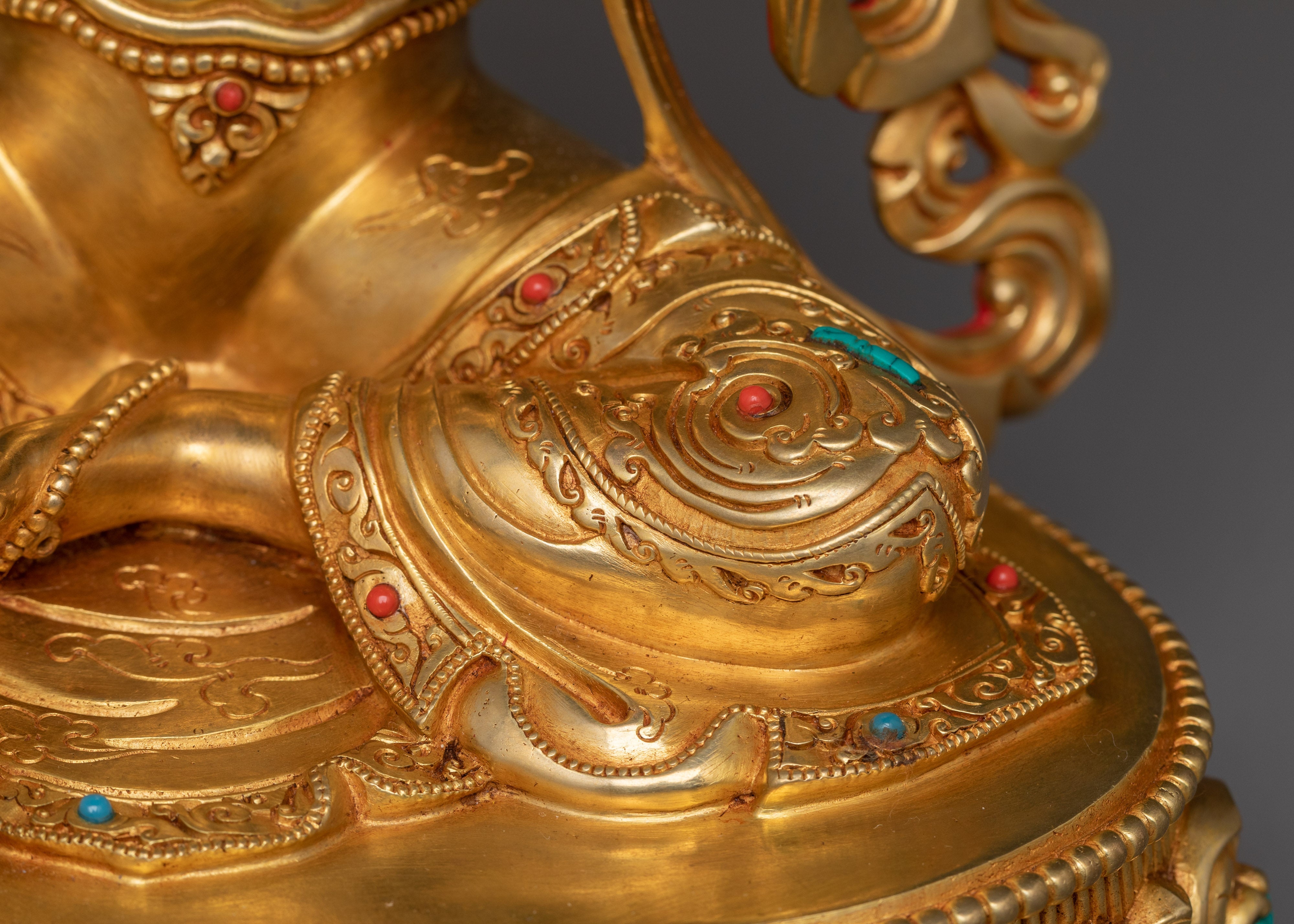 Exquisite Green Tara Sculpture | Embodiment of Compassion and Swift Protection