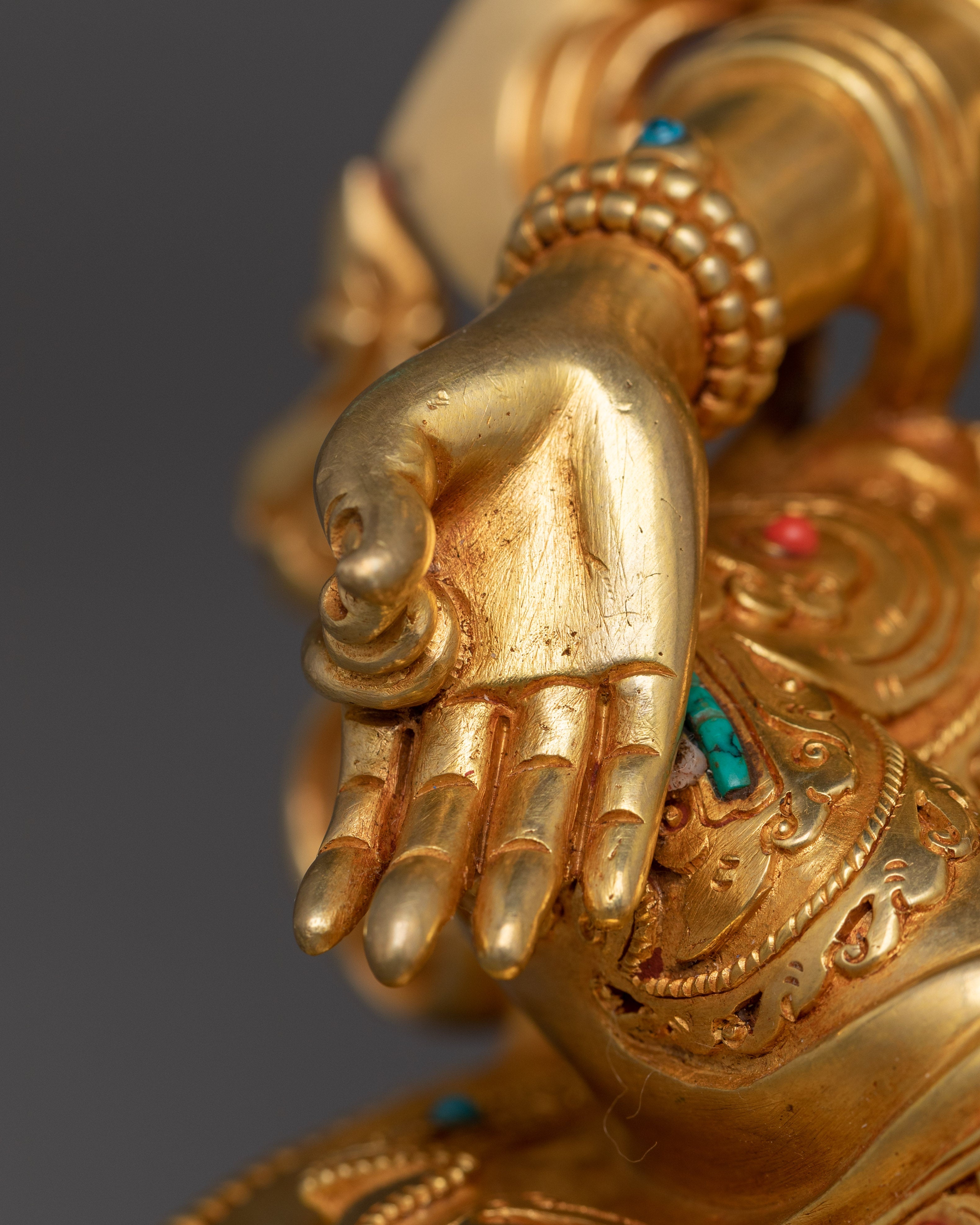 Exquisite Green Tara Sculpture | Embodiment of Compassion and Swift Protection