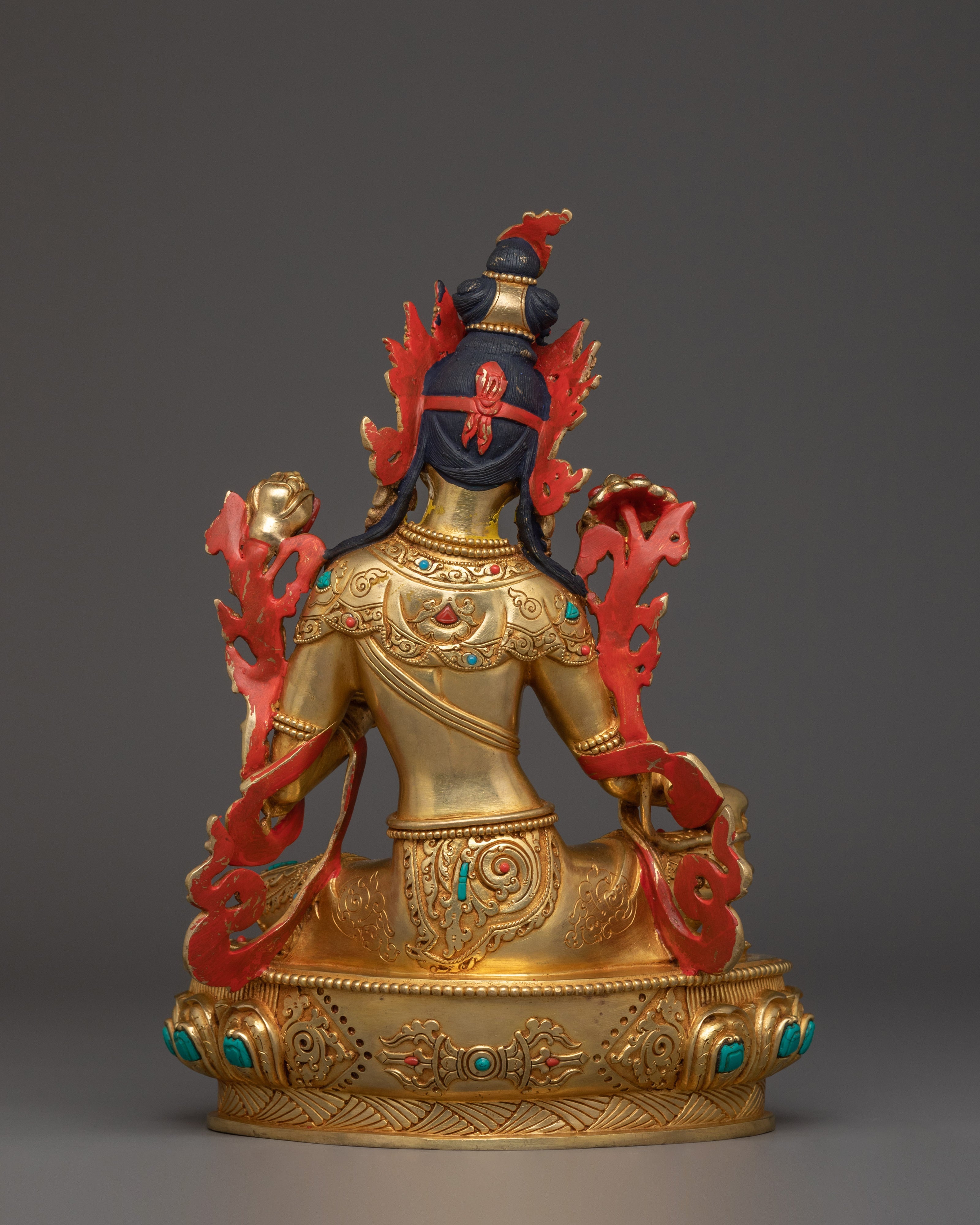 Exquisite Green Tara Sculpture | Embodiment of Compassion and Swift Protection