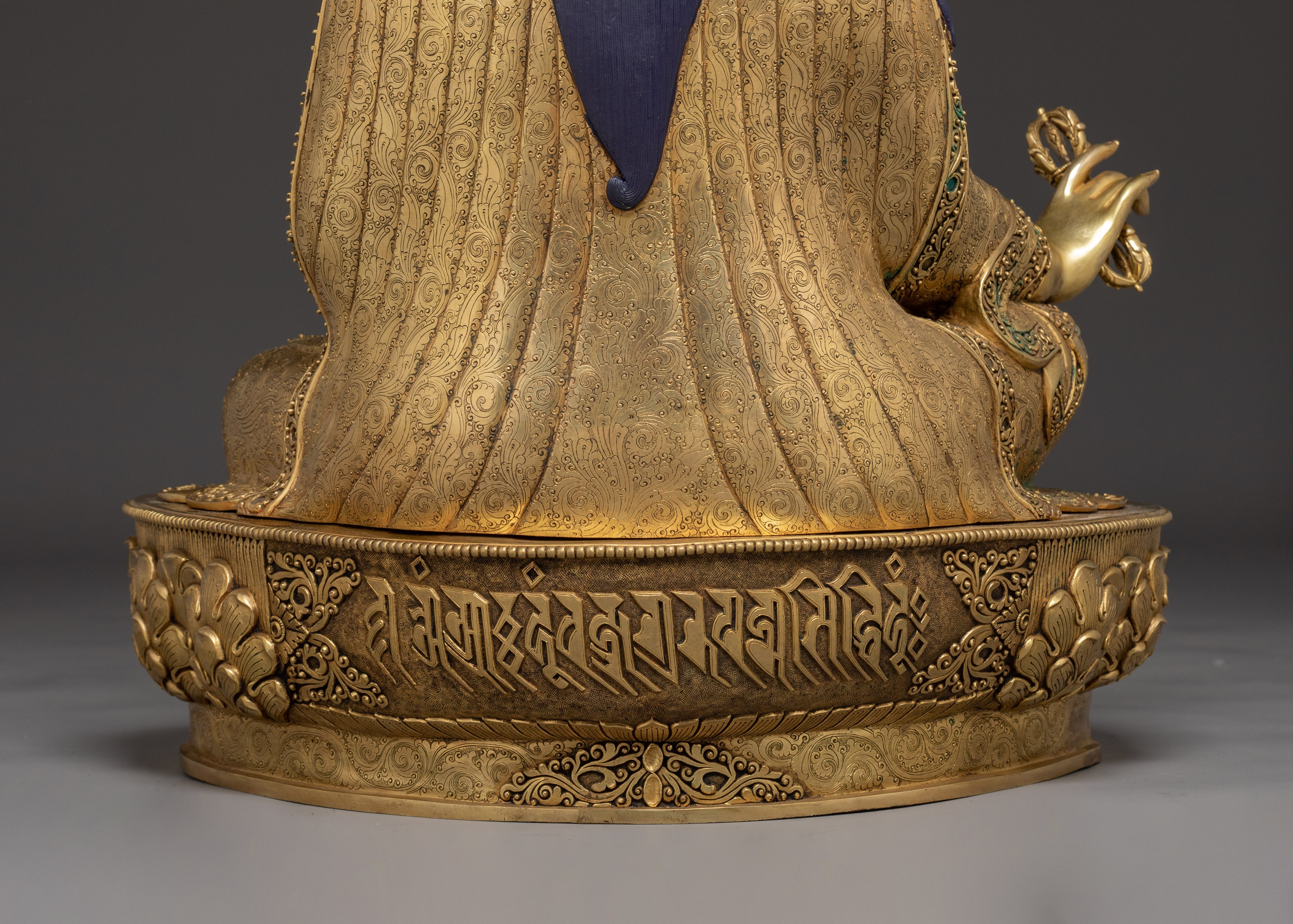 Venerated Guru Rinpoche Statue | Padmsambhava with Khatvanga Statue