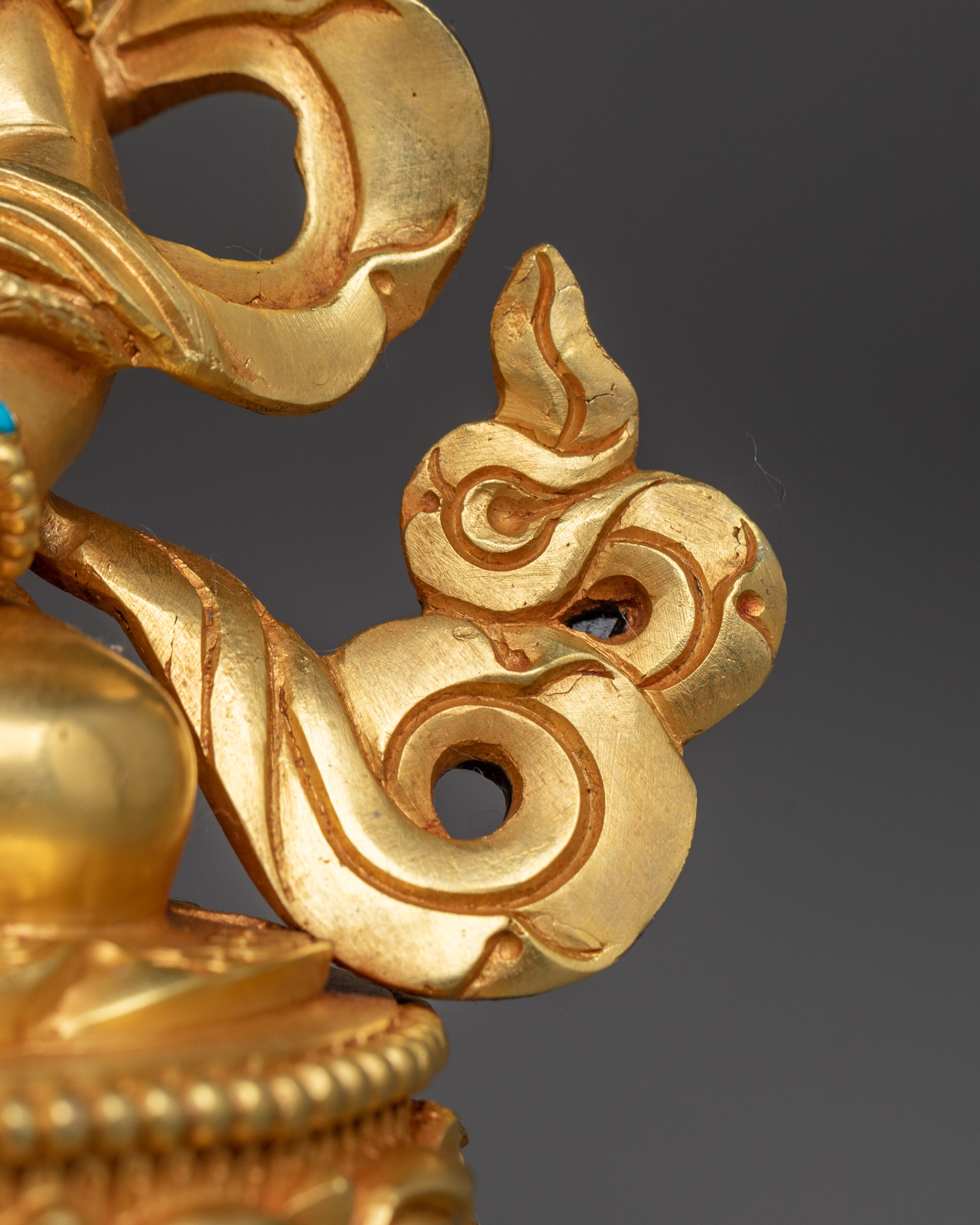 Spiritual Wealth Guardian Dzambhala Statue | Handcrafted Nepalese Art