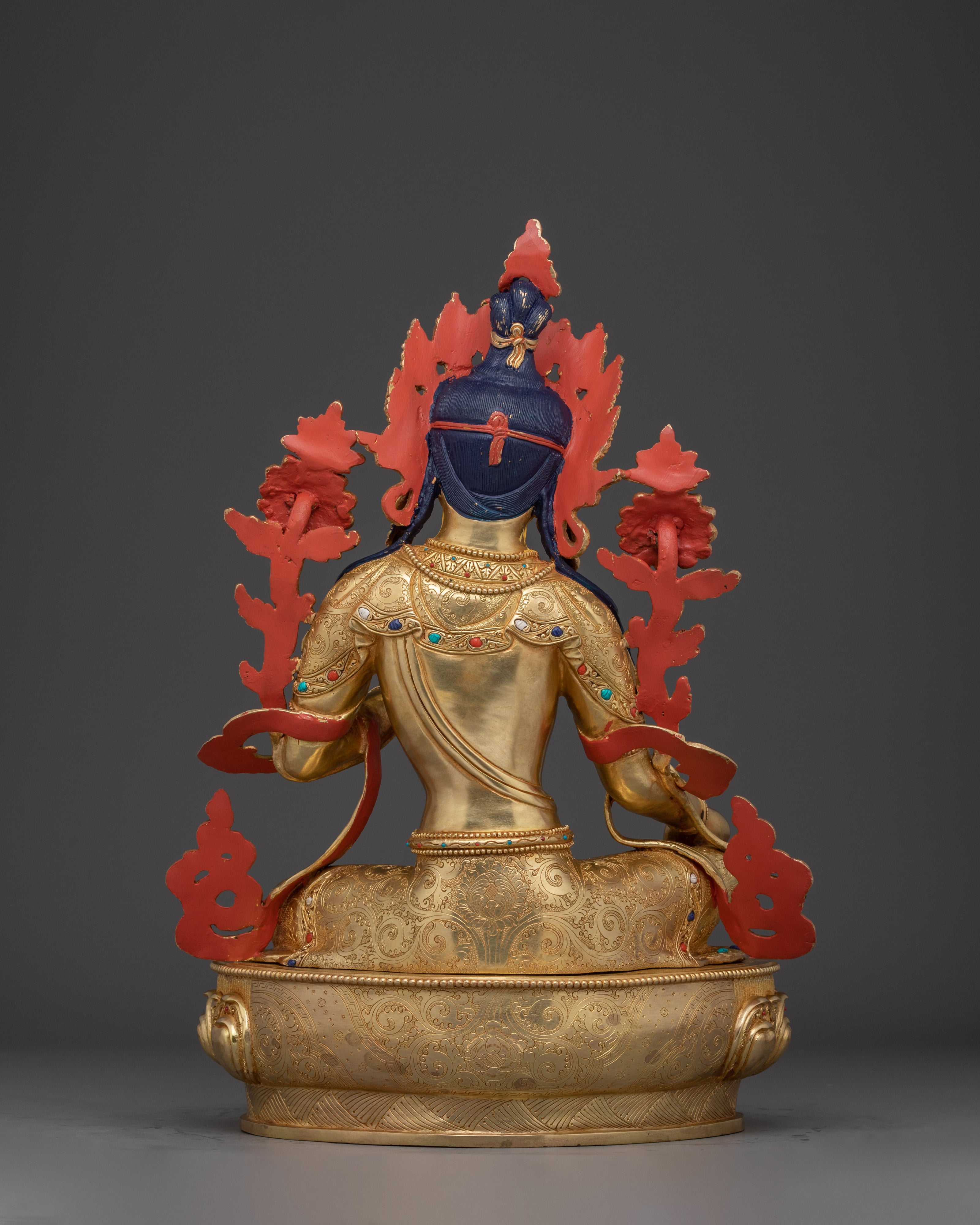 Radiant Traditional Green Tara Statue | Embodiment of Compassion and Swift Protection