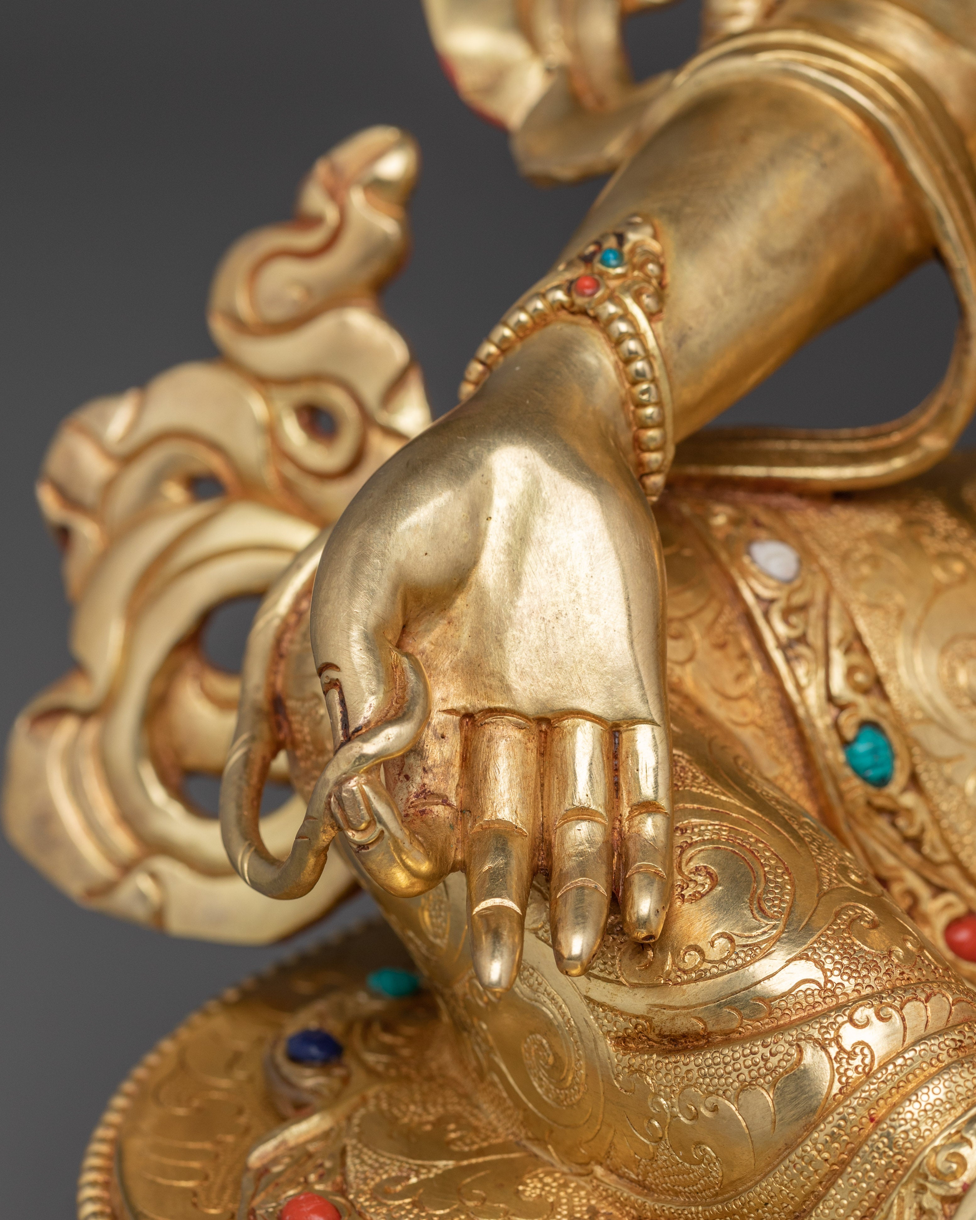 Radiant Traditional Green Tara Statue | Embodiment of Compassion and Swift Protection