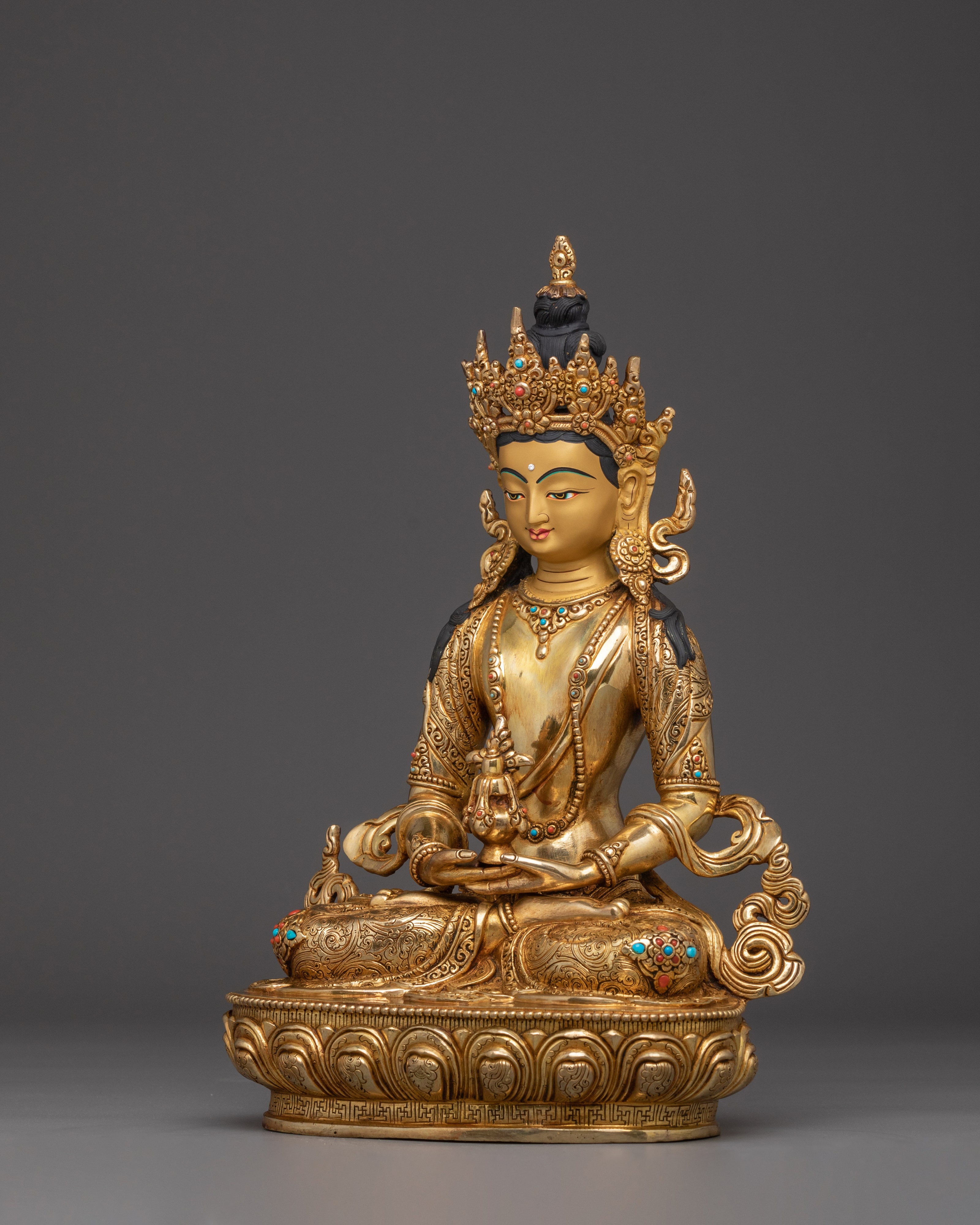 Divine Amitayus Statue | Buddha of Infinite Light