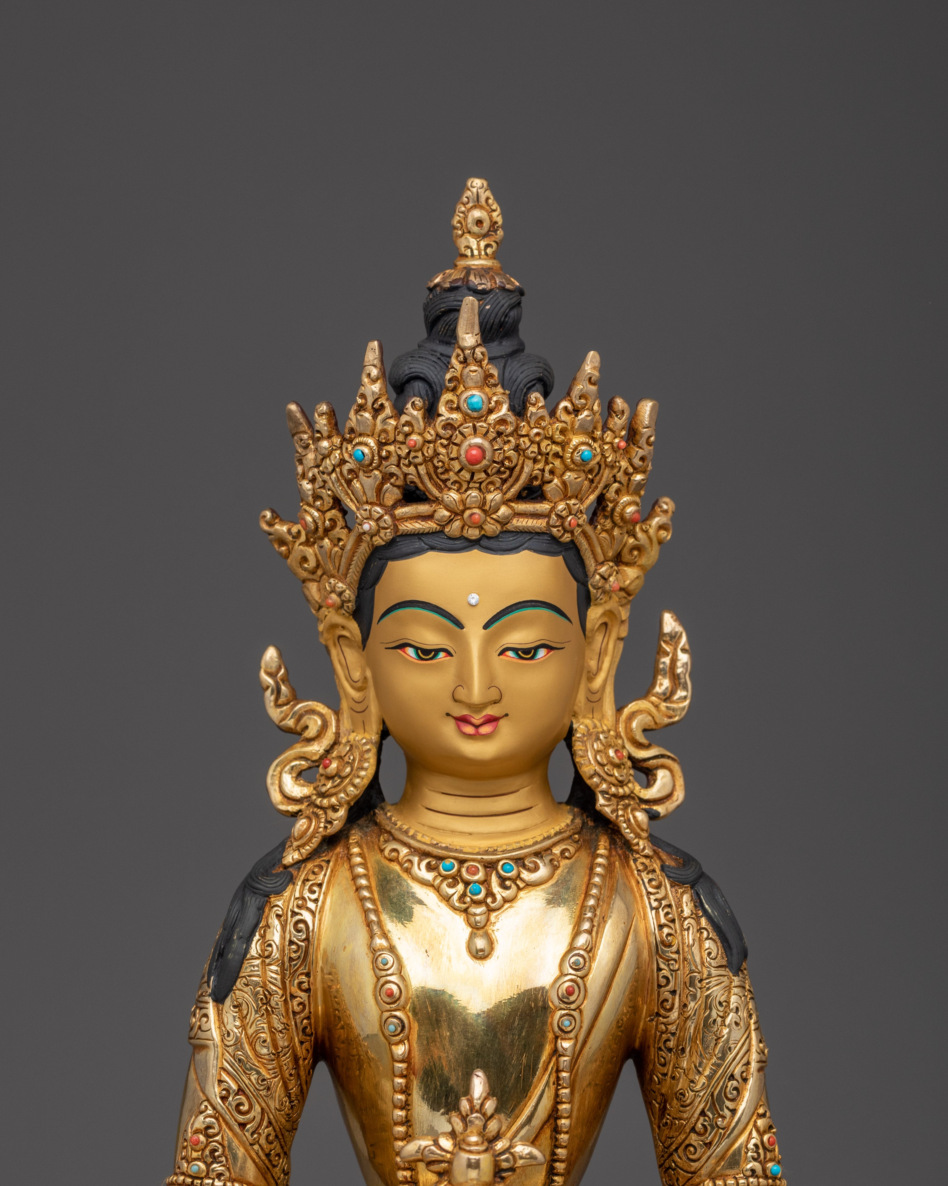 Divine Amitayus Statue | Buddha of Infinite Light