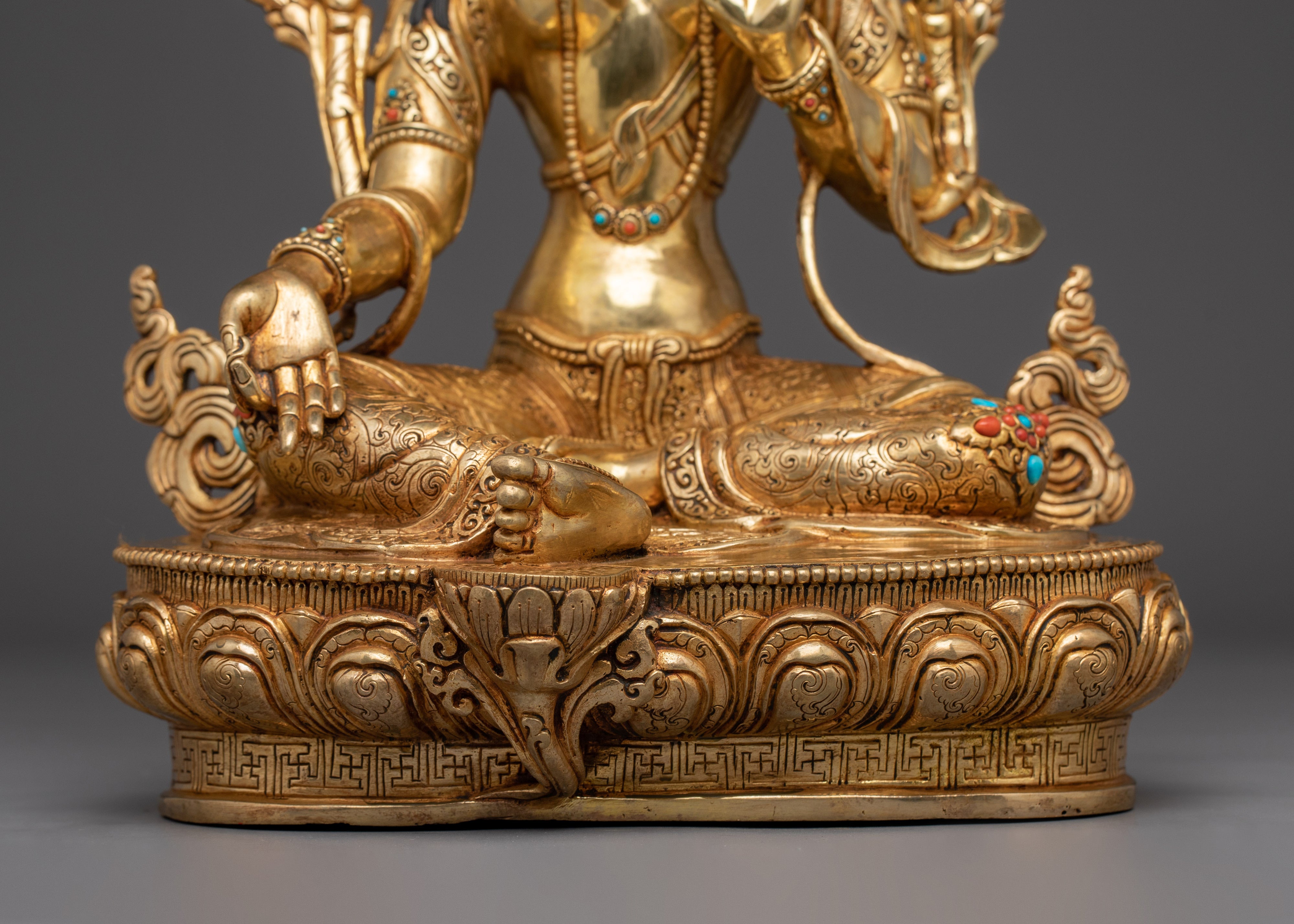 Tibetan Deity Shyama Tara Statue| Green Tara - Mother of All Buddhas