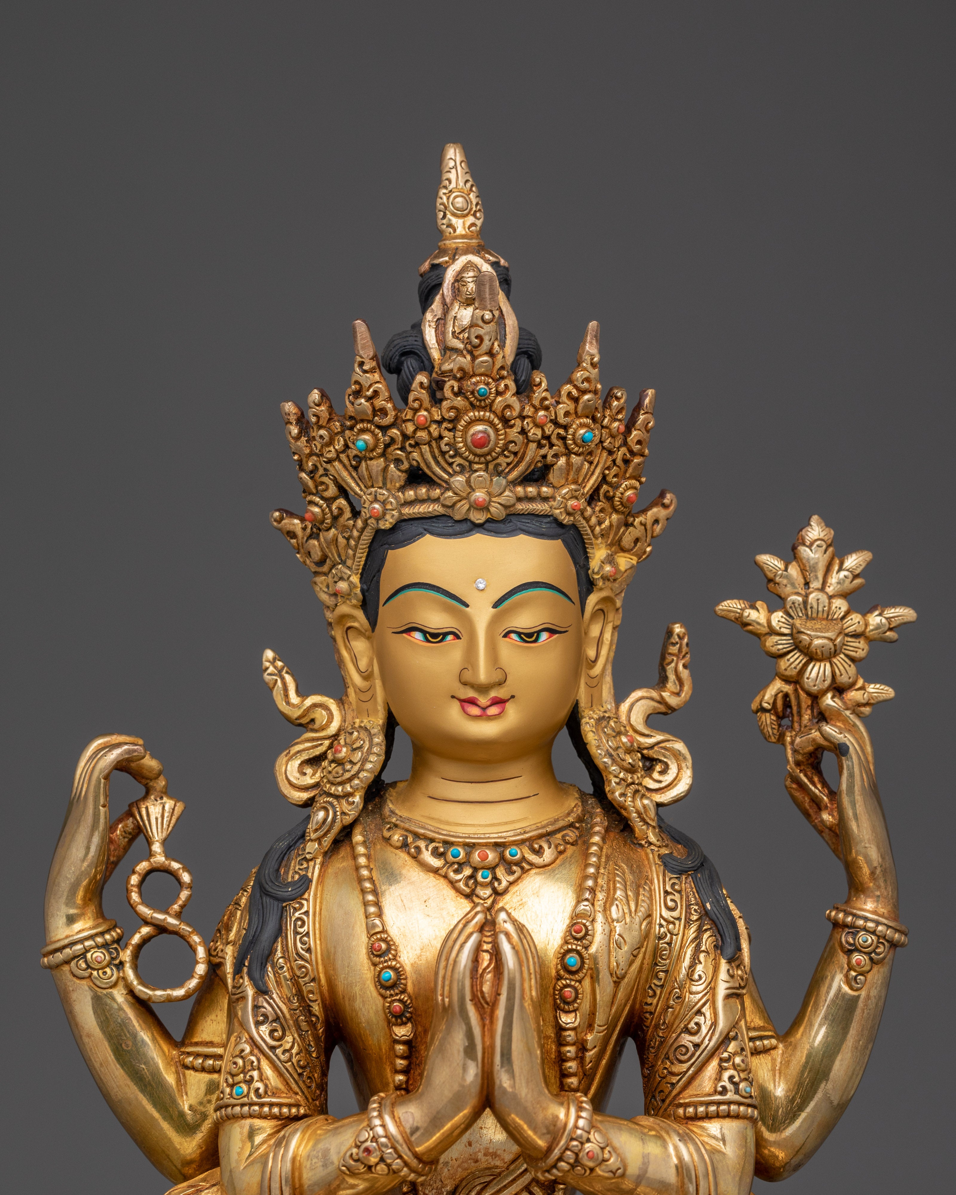 Graceful Chenrezig Statue | Avalokiteshvara - Compassionate Bodhisattva