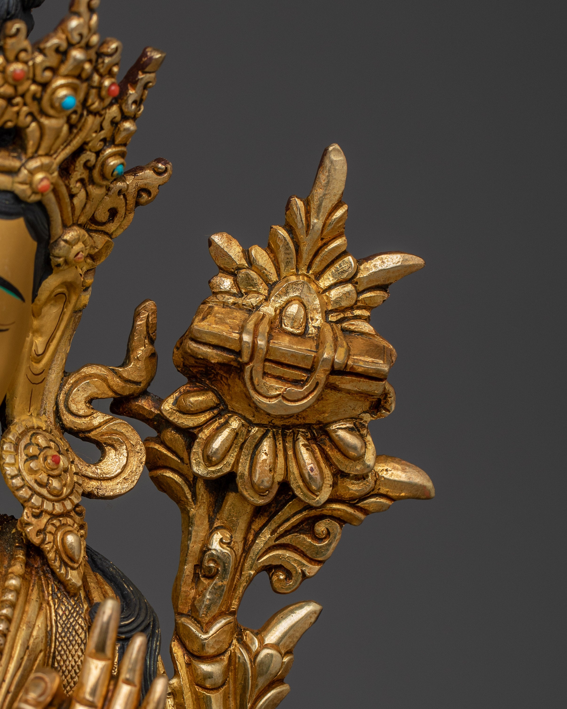 Divine Bodhisattva Manjushri Statue | Also known as Manjughosa