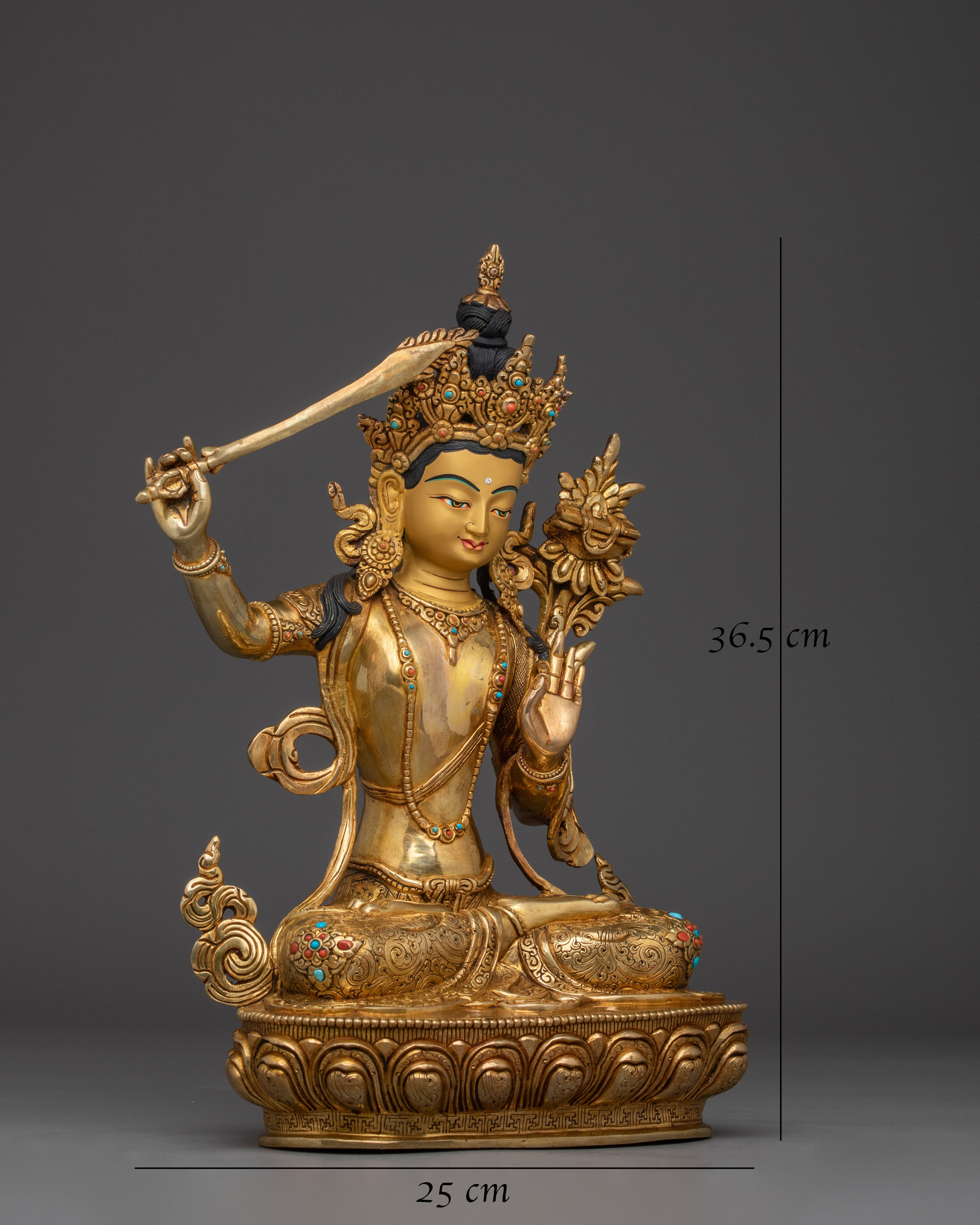 divine-bodhisattva-manjushri-statue