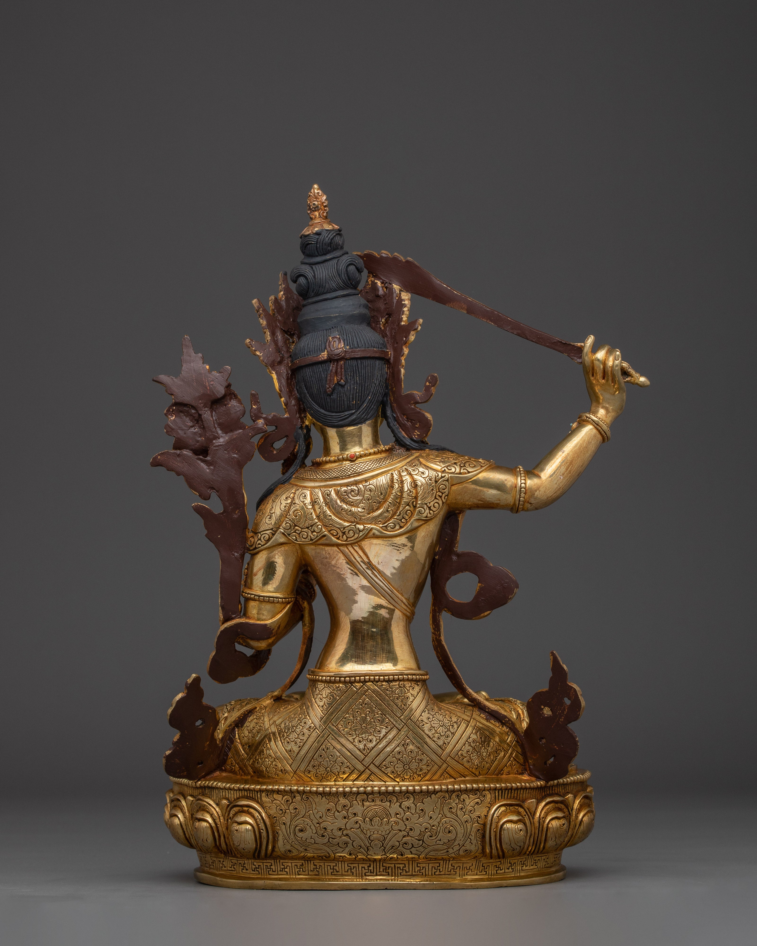 Divine Bodhisattva Manjushri Statue | Also known as Manjughosa
