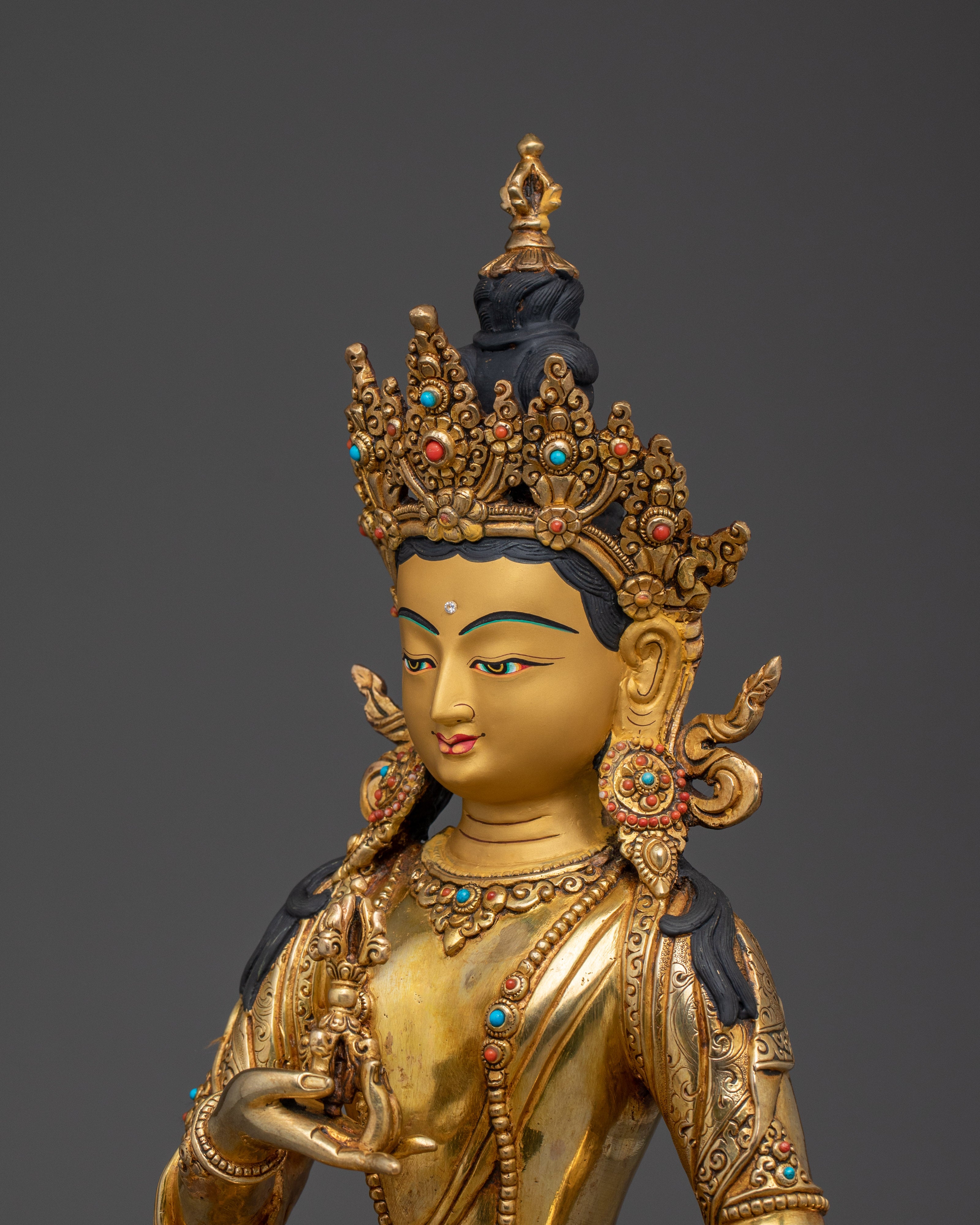 Vajrasattva Purification Deity Statue | Dorje Sempa - Embodiment of Purification