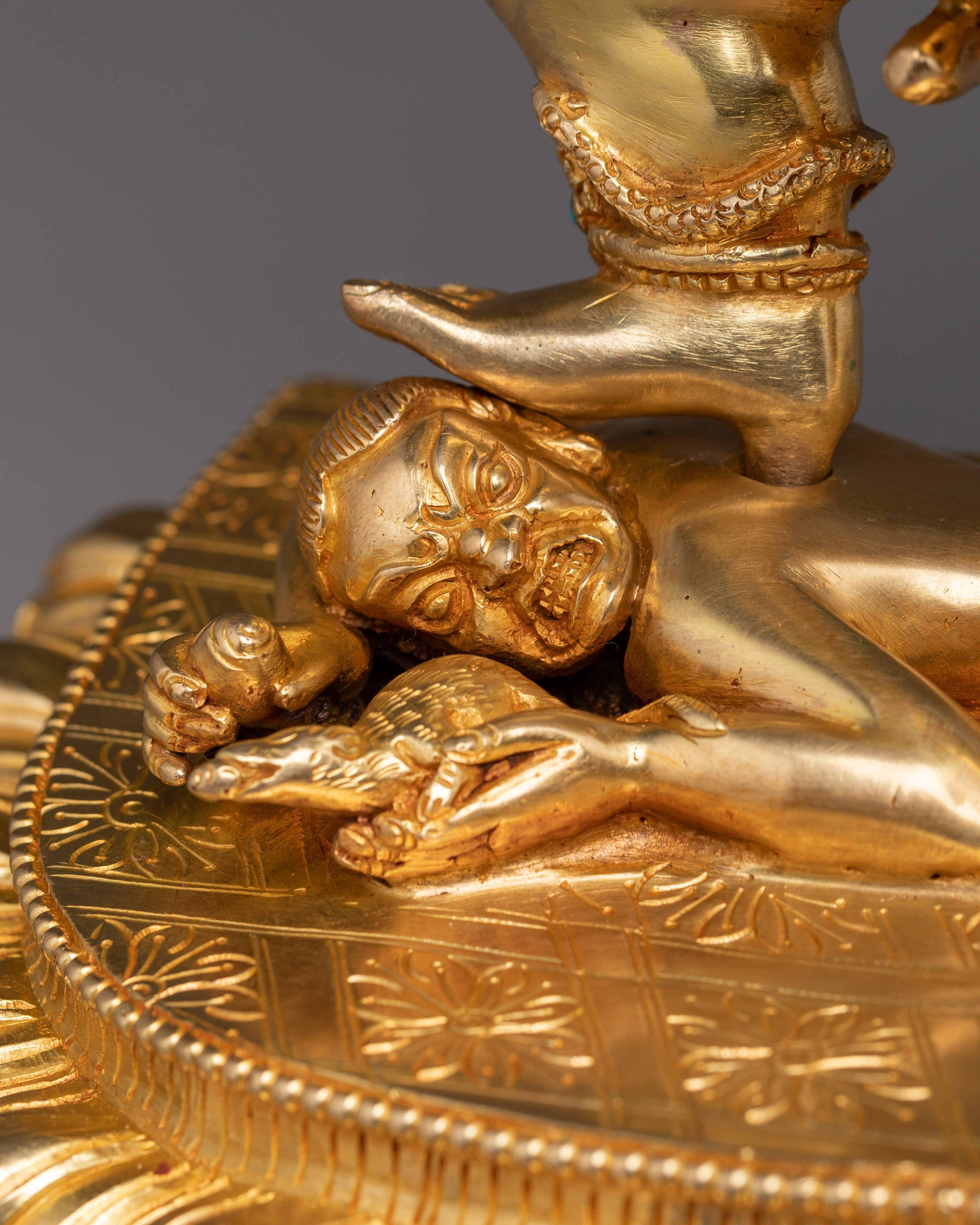 Wrathful Black Dzambhala Statue | Kubera - Buddhist Wealth Deity