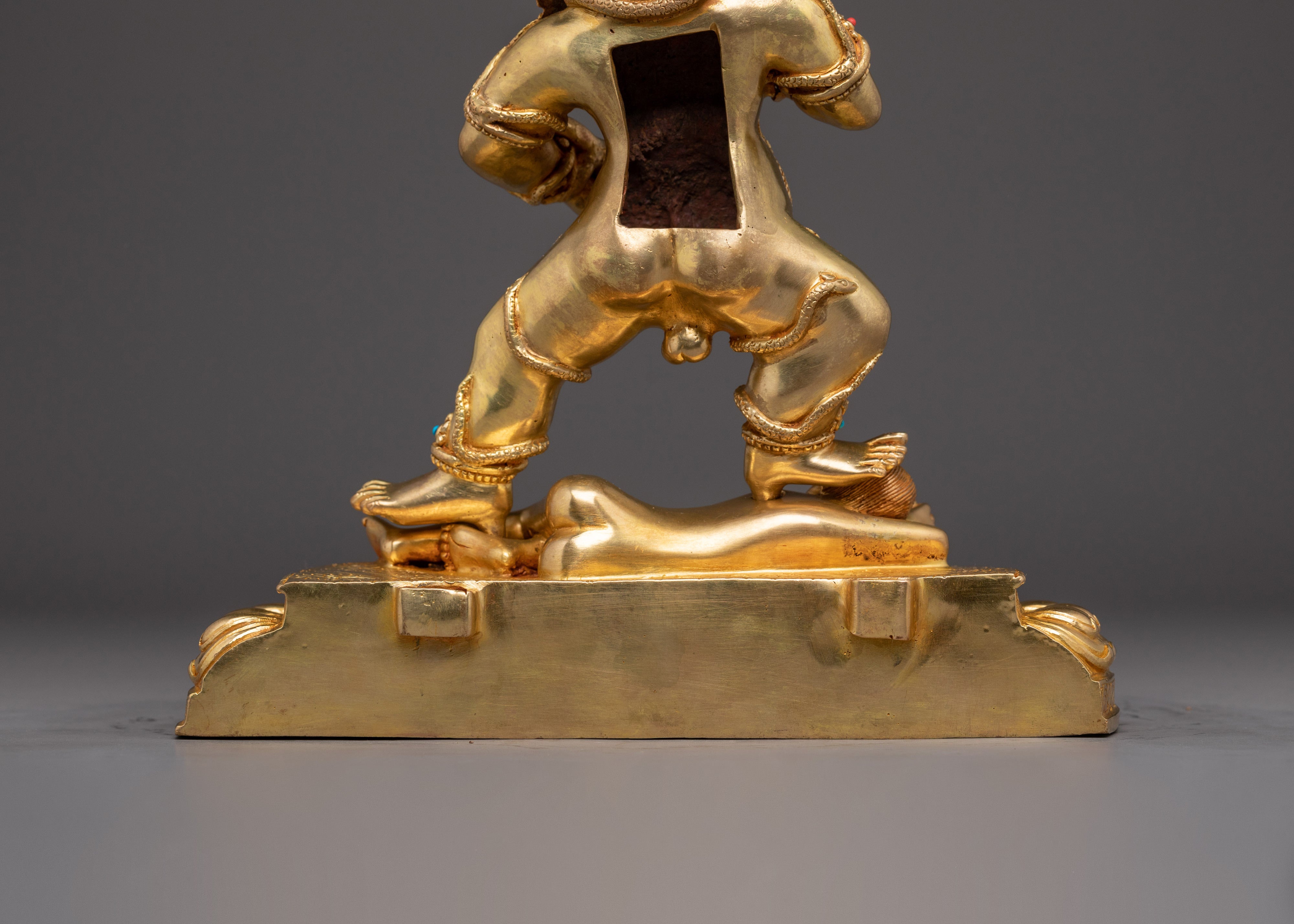 Wrathful Black Dzambhala Statue | Kubera - Buddhist Wealth Deity