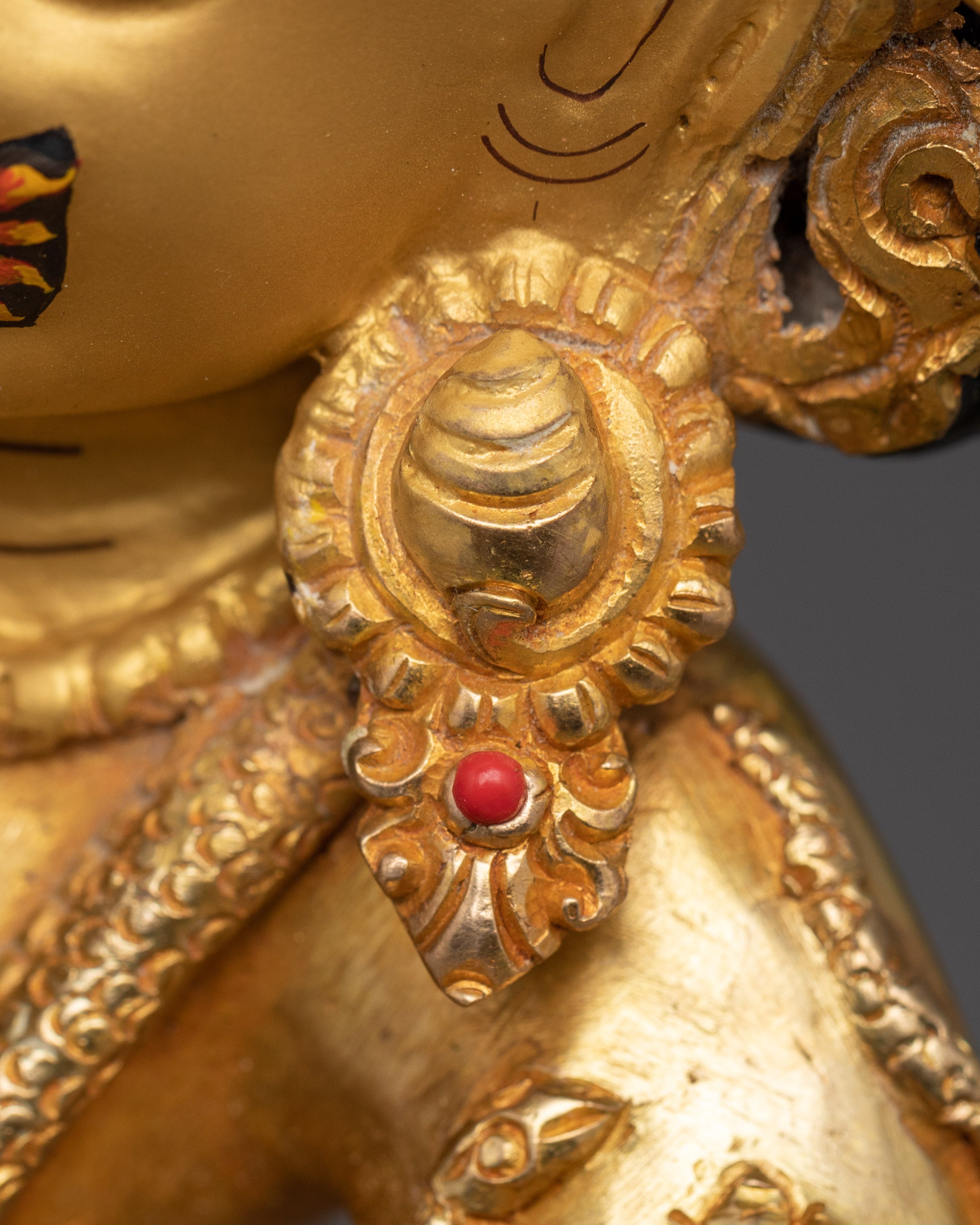 Wrathful Black Dzambhala Statue | Kubera - Buddhist Wealth Deity