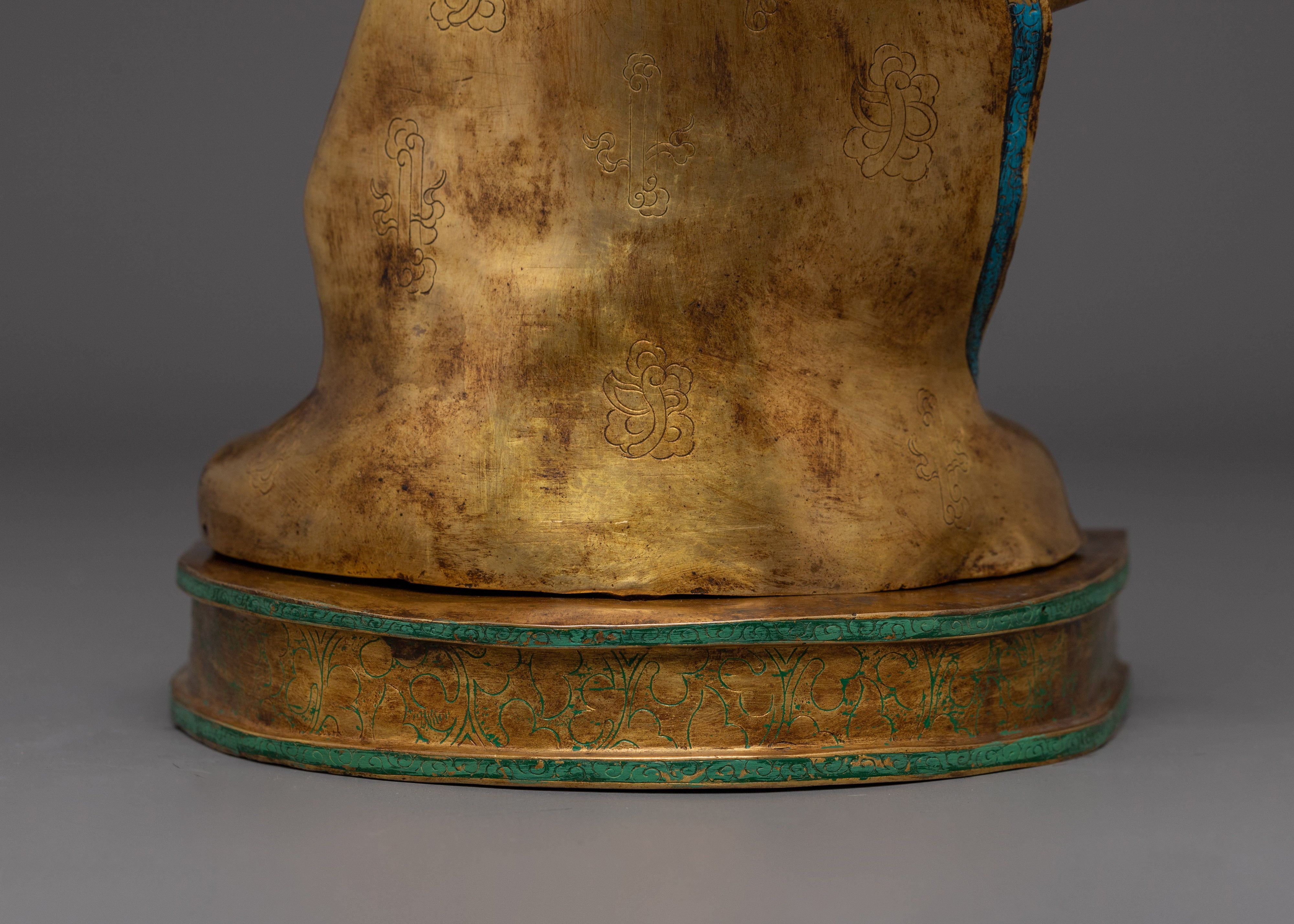 16th Gyalwa Karmapa Sculpture | Spiritual Master from Karma Kagyu Lineage