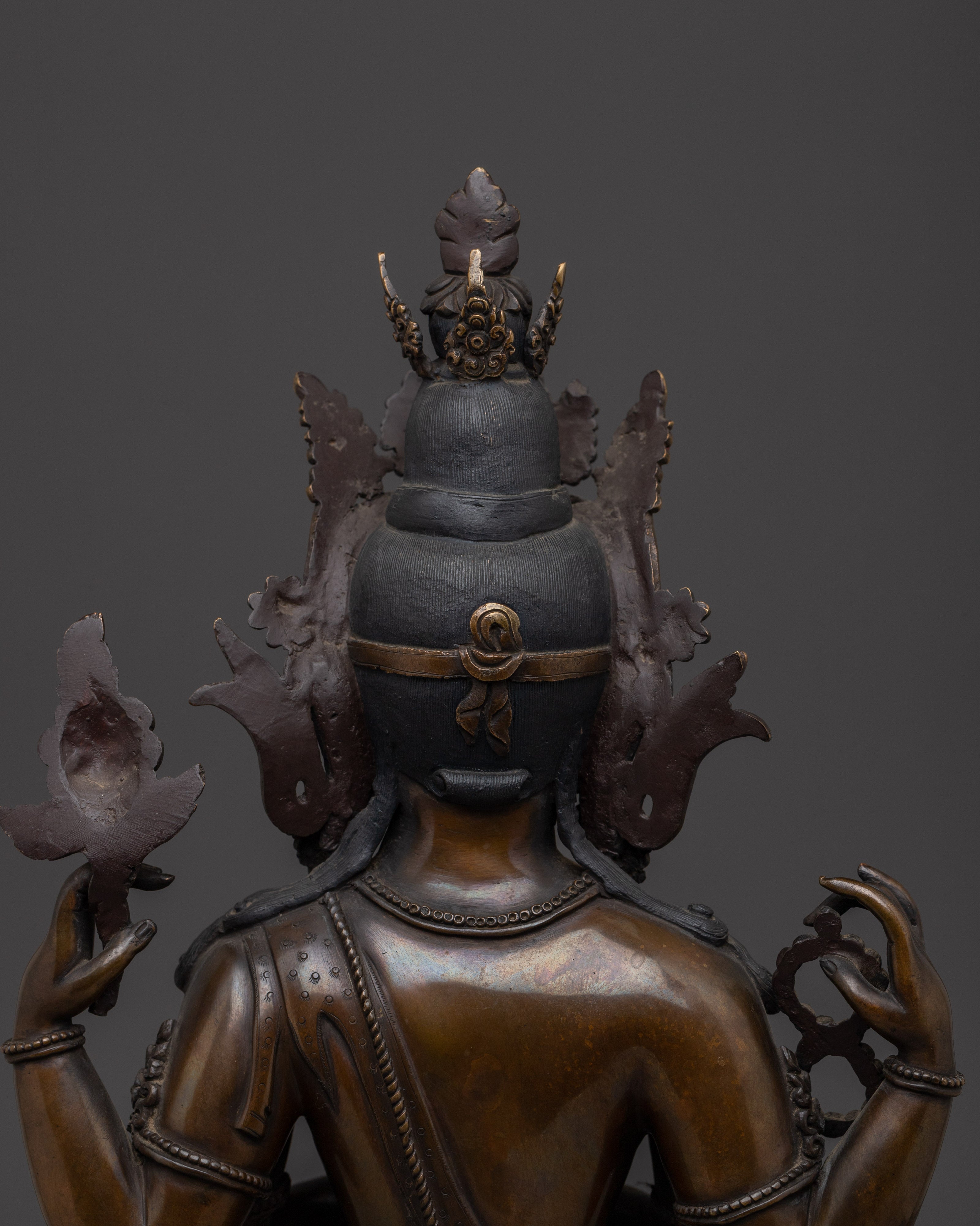 Spiritual Chenrezig Statue | Tibetan Icon of Compassionate Wisdom
