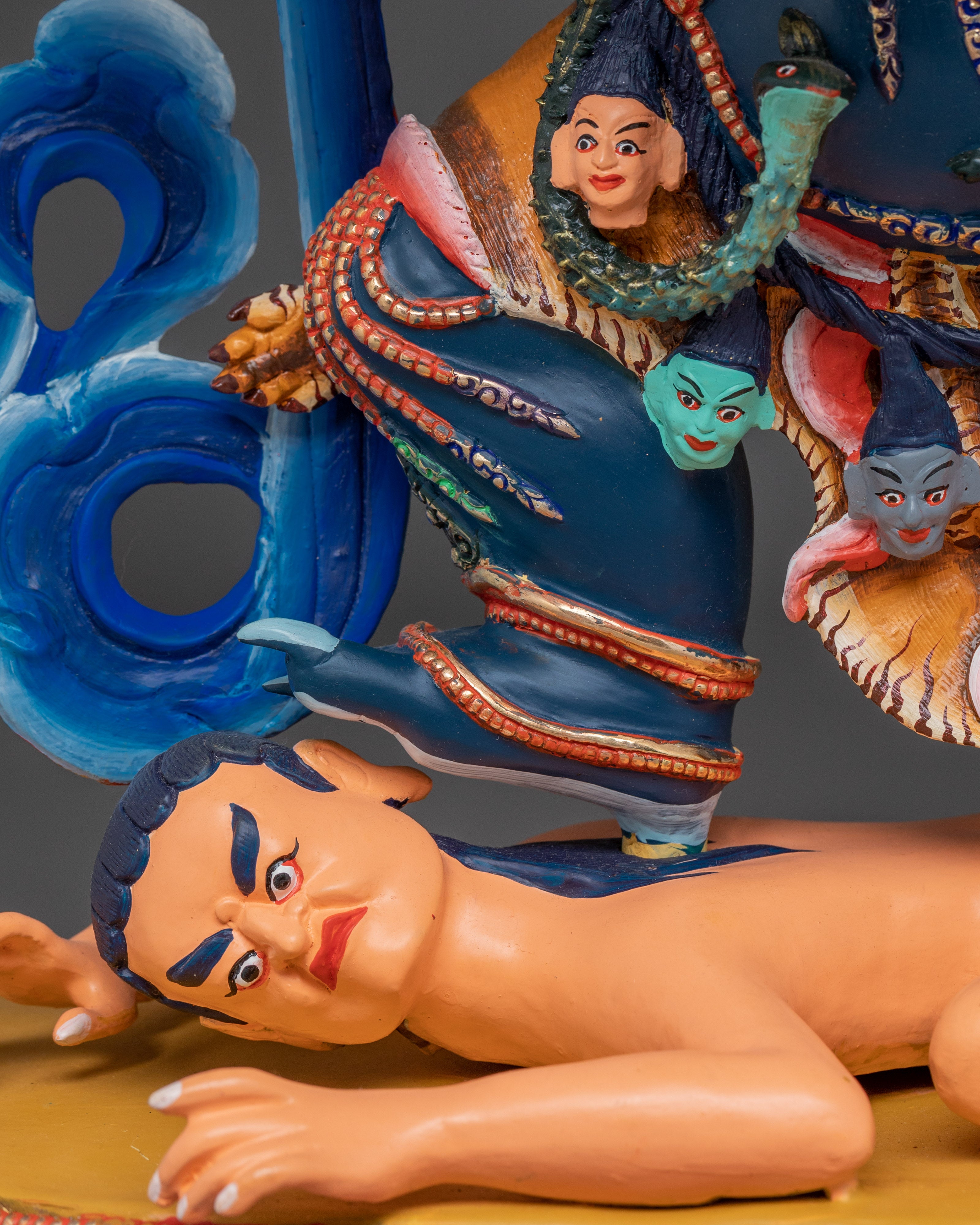 Shakya Mahakala Handcrafted Statue | Guardian of the Dharma