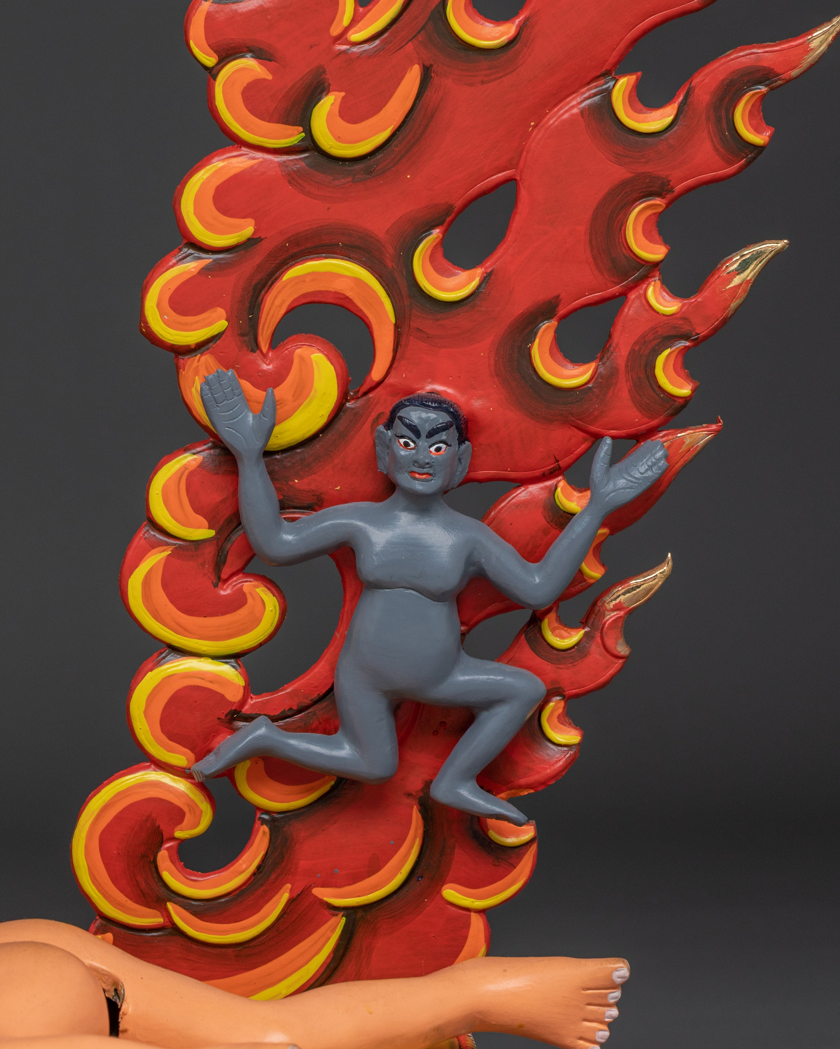 Shakya Mahakala Handcrafted Statue | Guardian of the Dharma