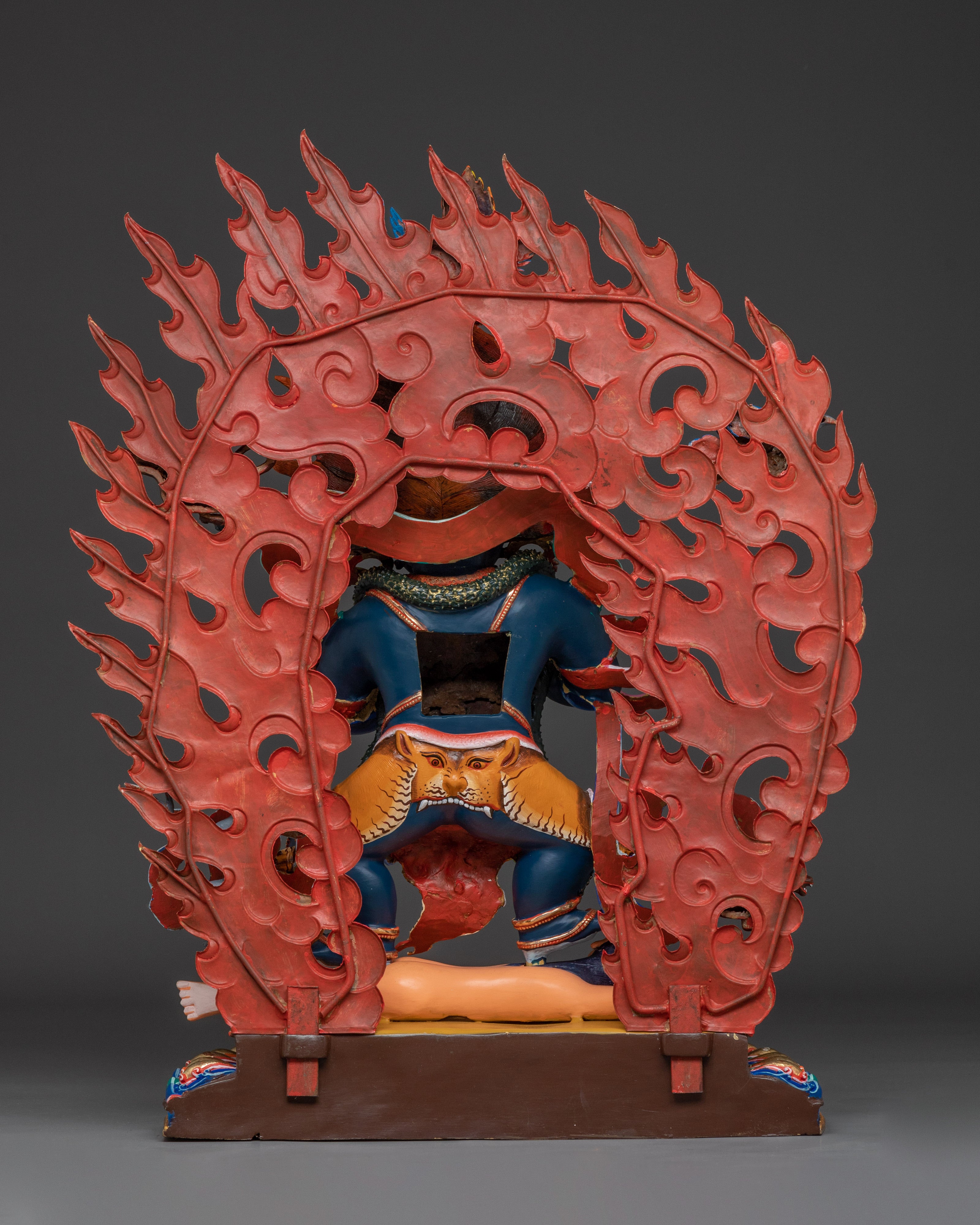 Shakya Mahakala Handcrafted Statue | Guardian of the Dharma
