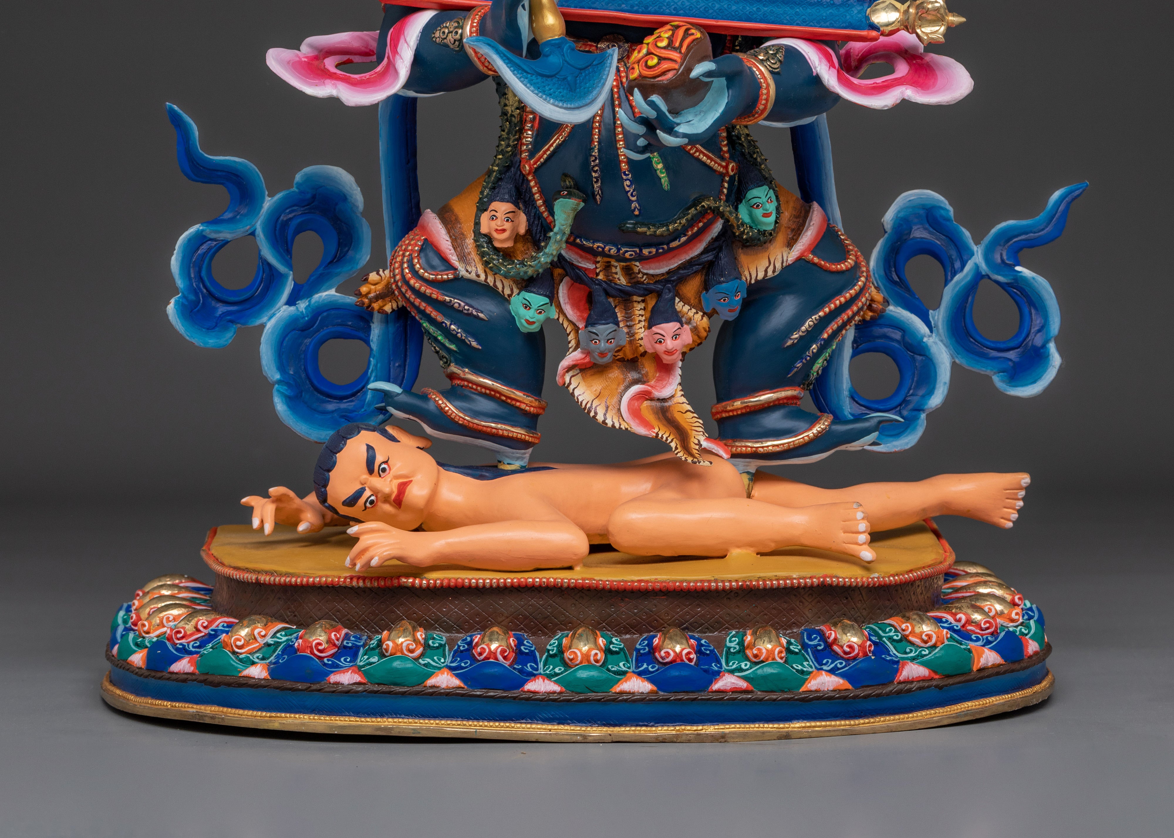 Shakya Mahakala Handcrafted Statue | Guardian of the Dharma