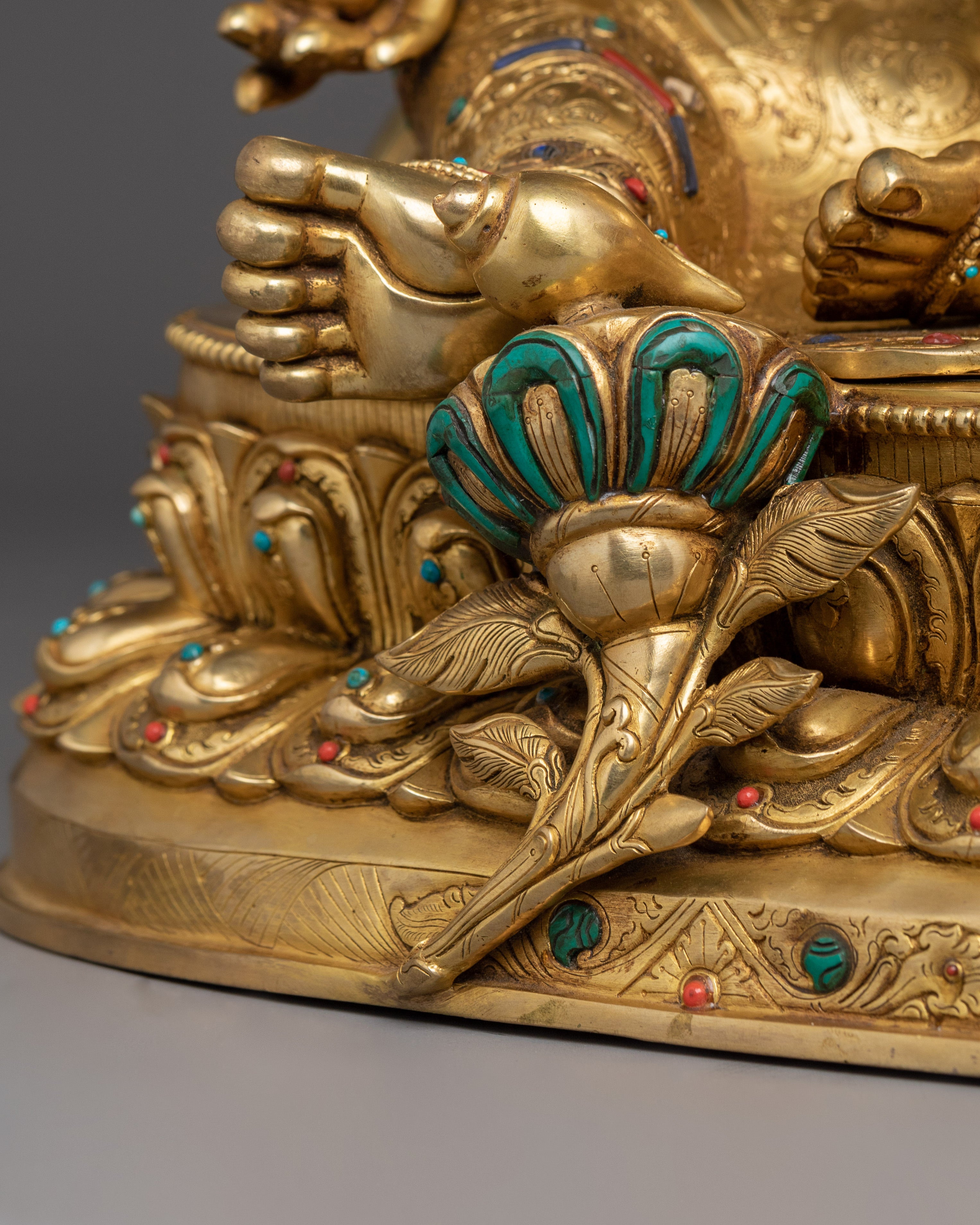 Dzambhala Lord of Fortune Statue | Tibetan Buddhism Wealth Deity