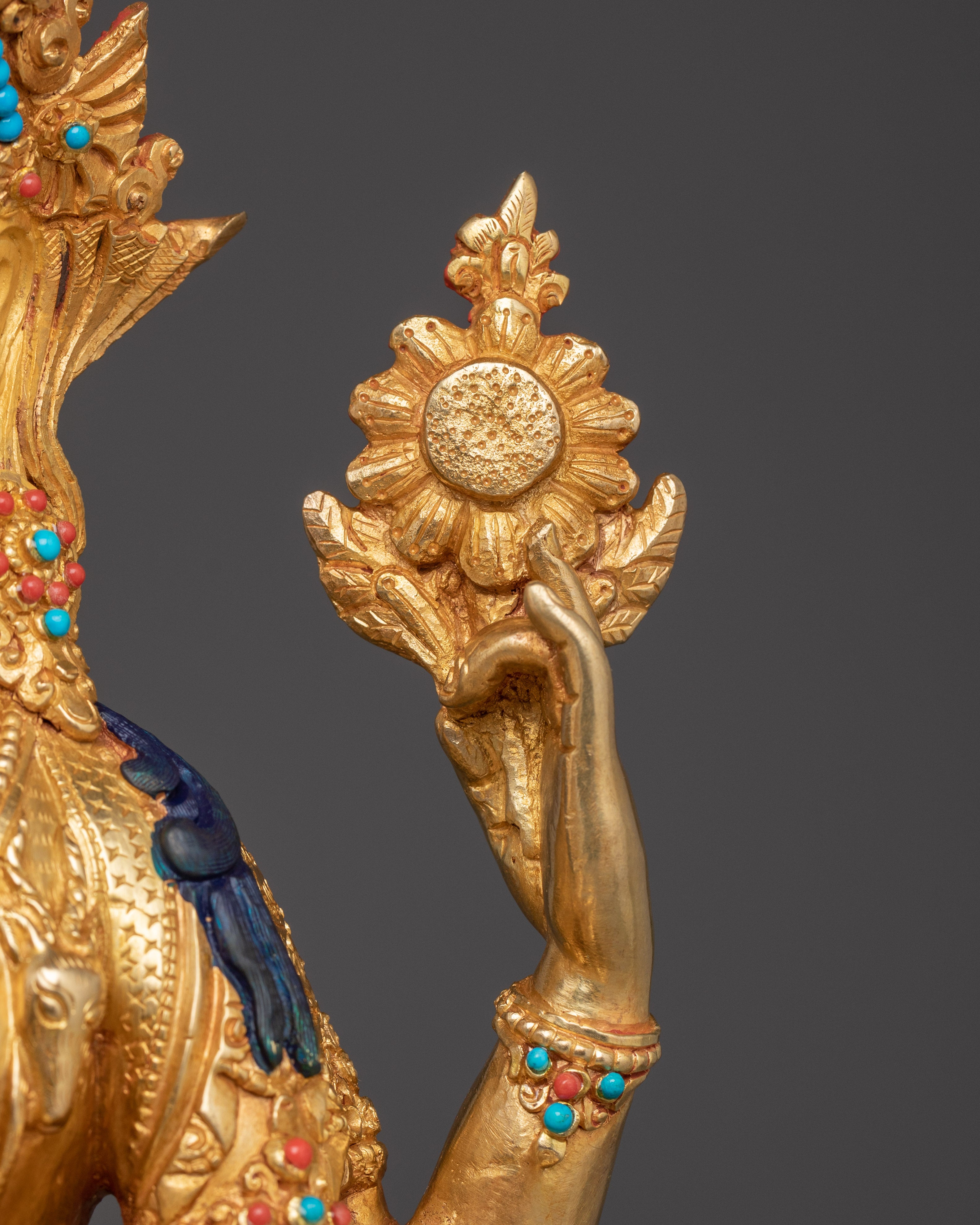 Bodhisattva Four-Armed Chenrezig Statue | Embodiment of Compassion