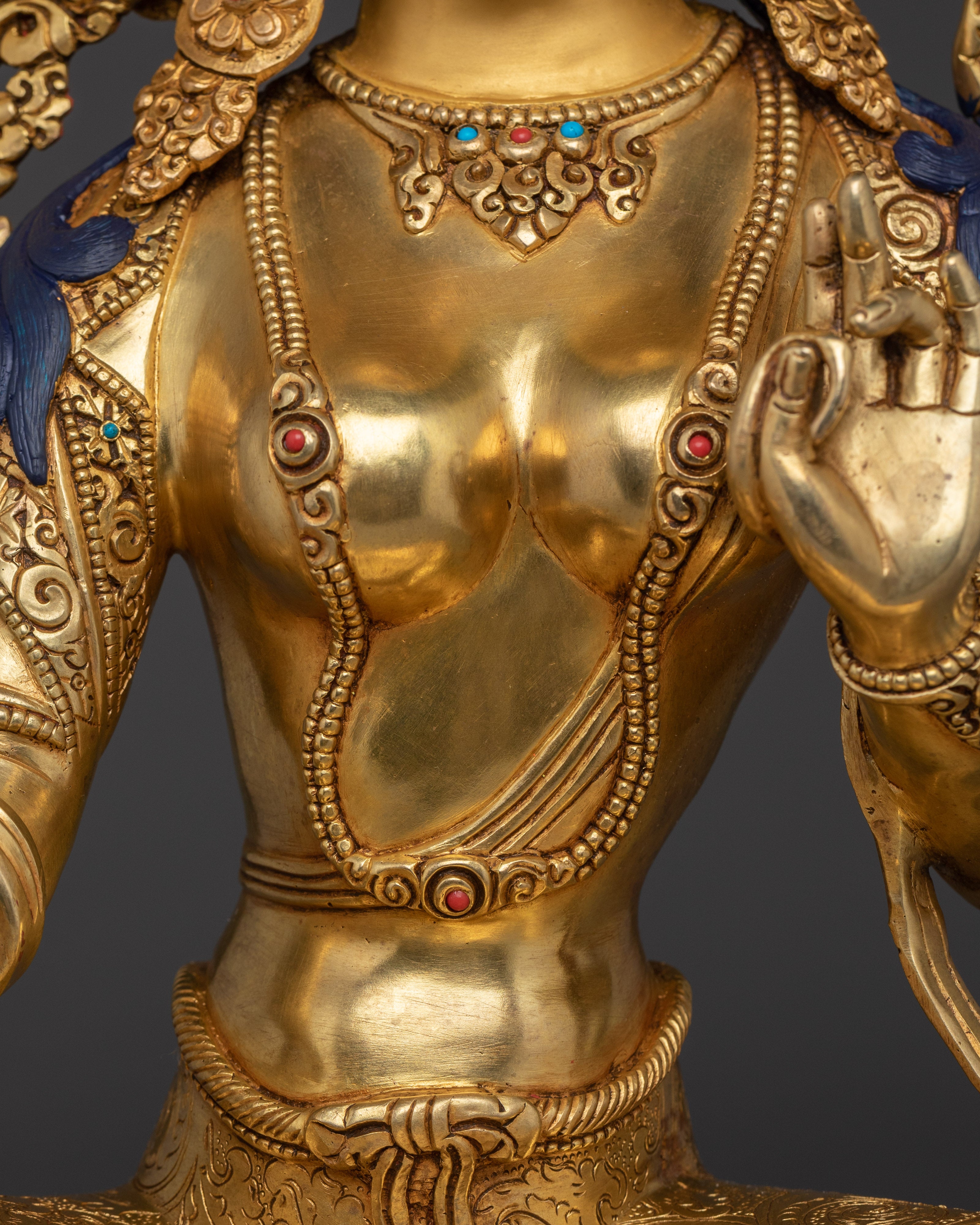 Compassionate Deity Shyama Tara Statue | Green Tara - Mother of All Buddhas