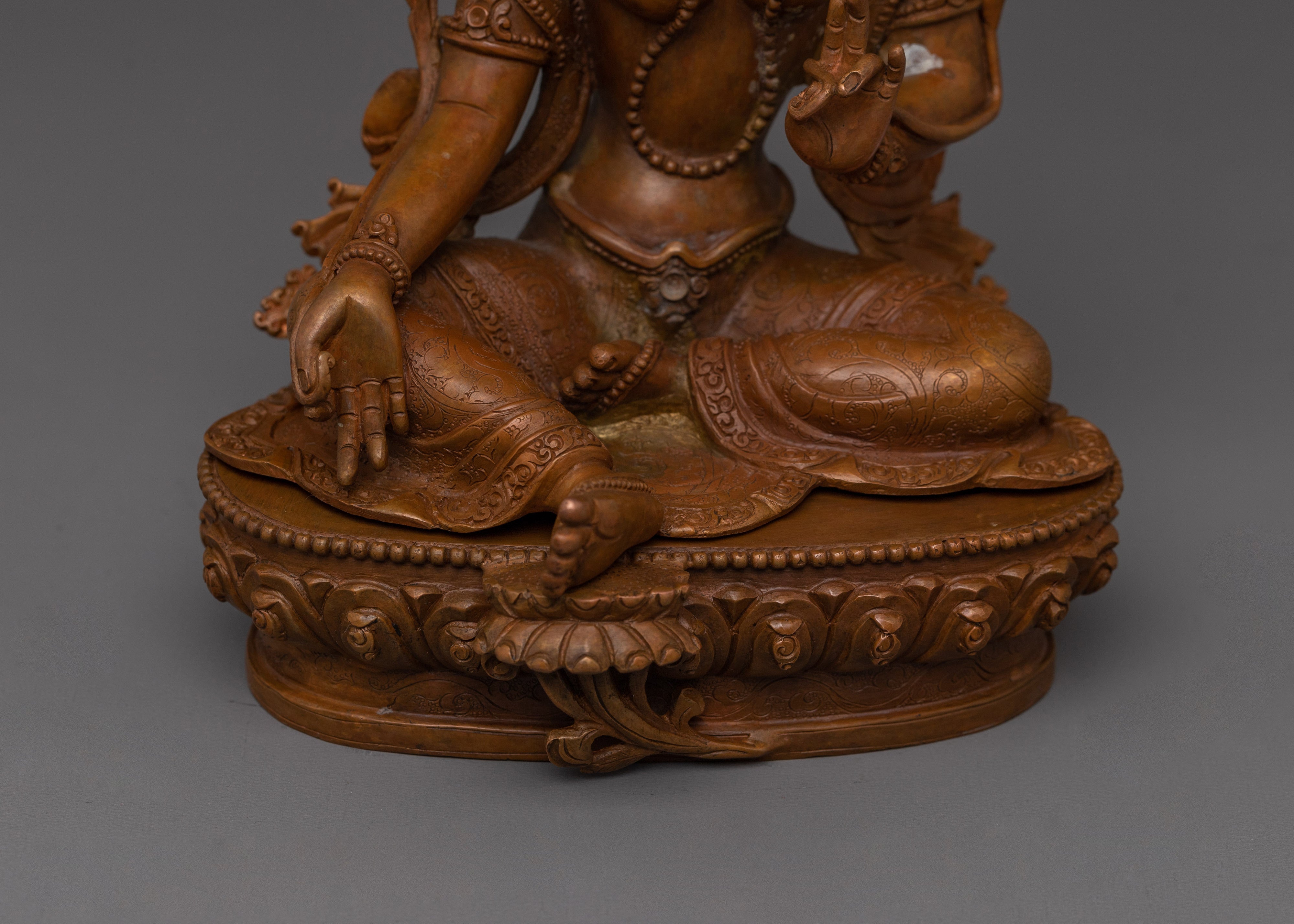 Statue of Green Tara Swift Protector | Shyama Tara