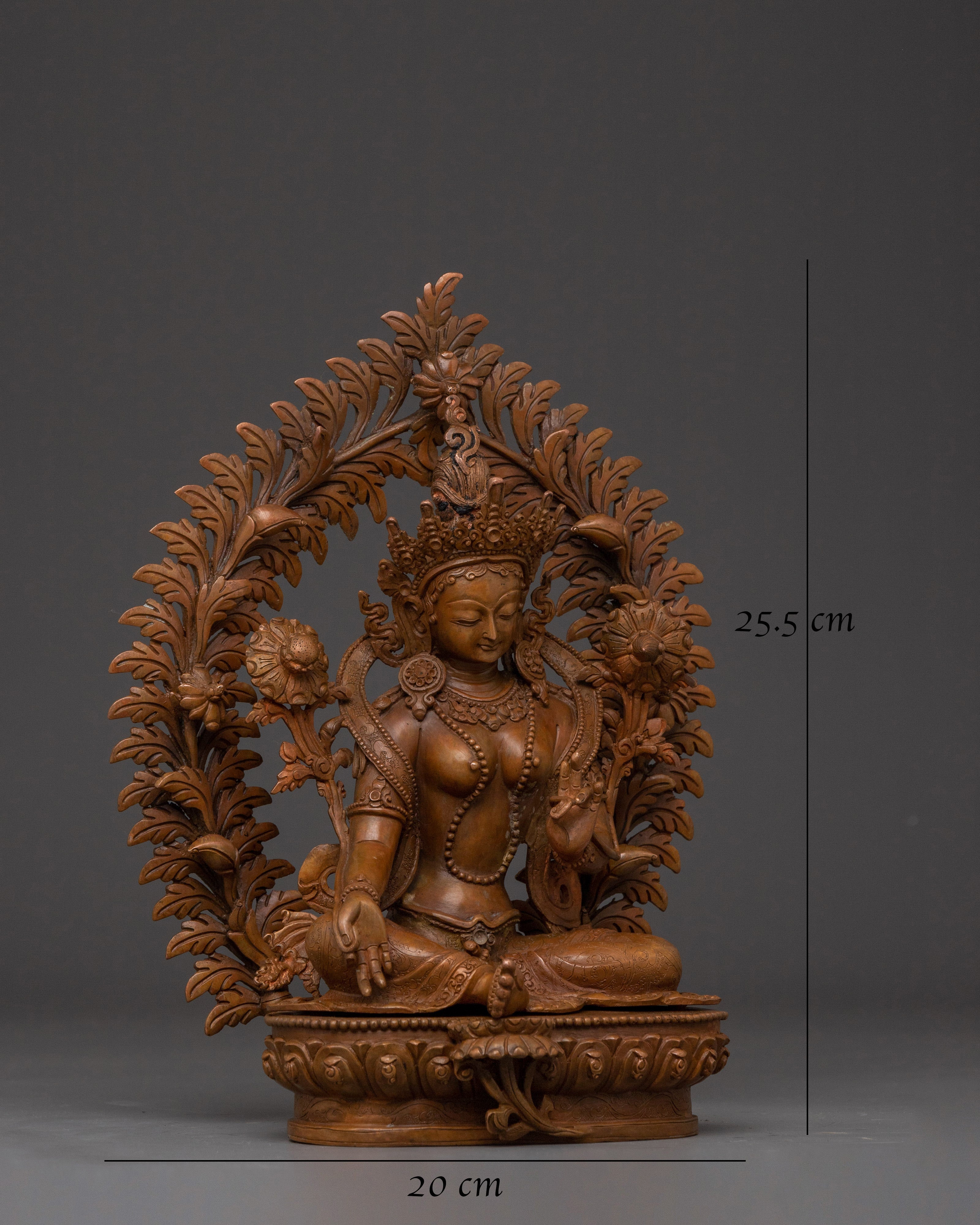 statue-of-green-tara-swift-protector
