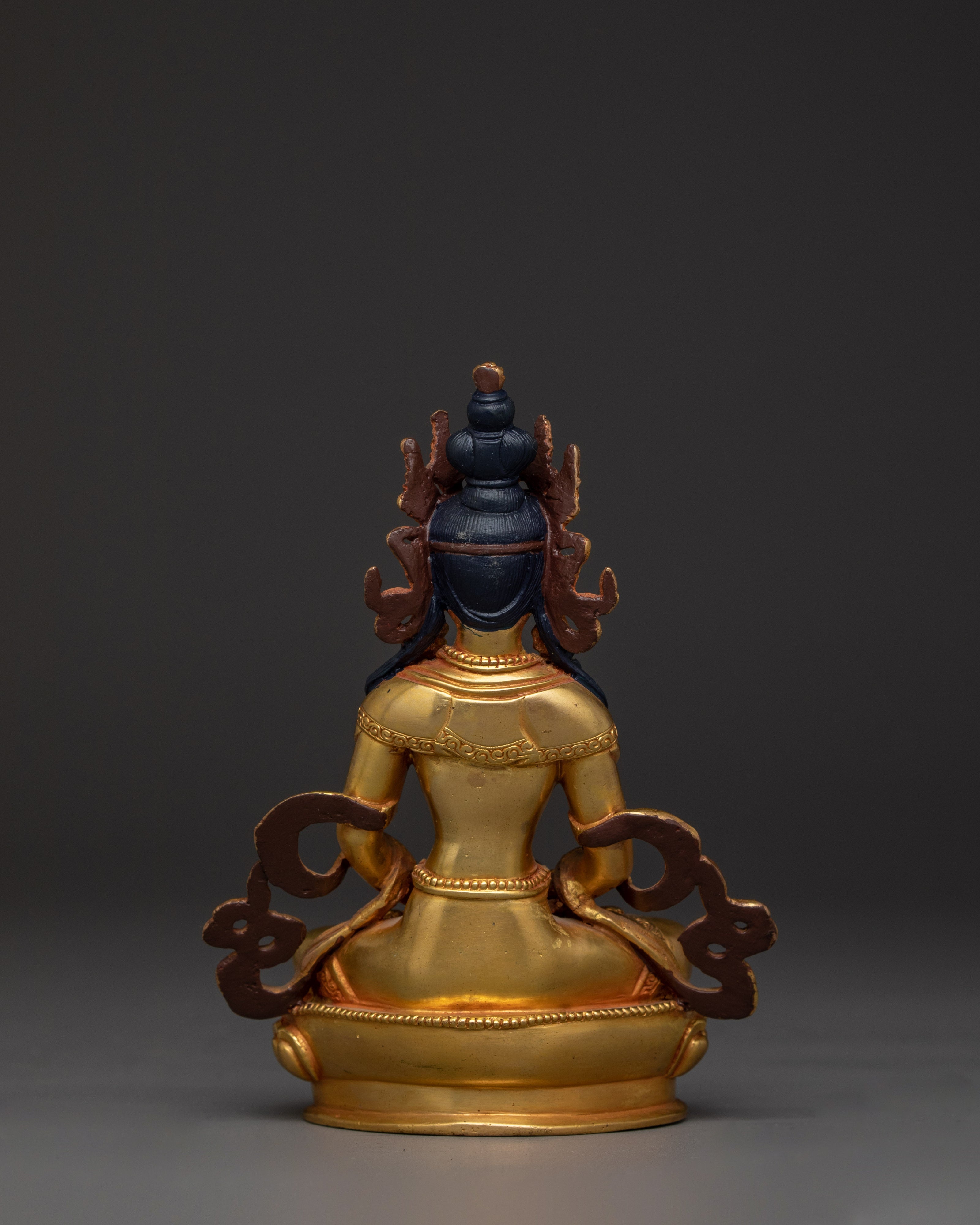 Traditional Tibetan Art of Amitayus | The Buddha of Infinite Life and Longevity