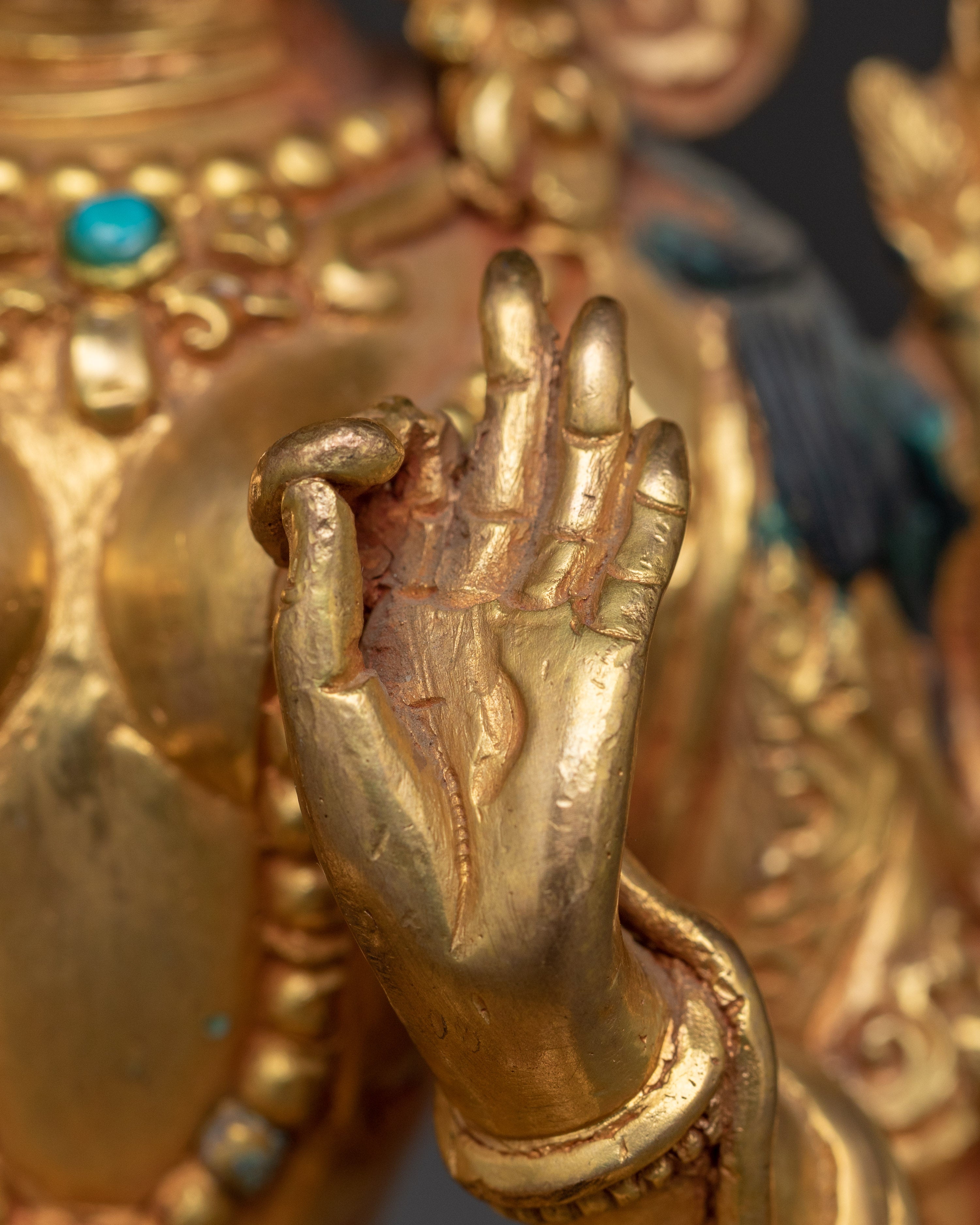 Peaceful White Tara Figurine | Symbol of Compassion and Long Life