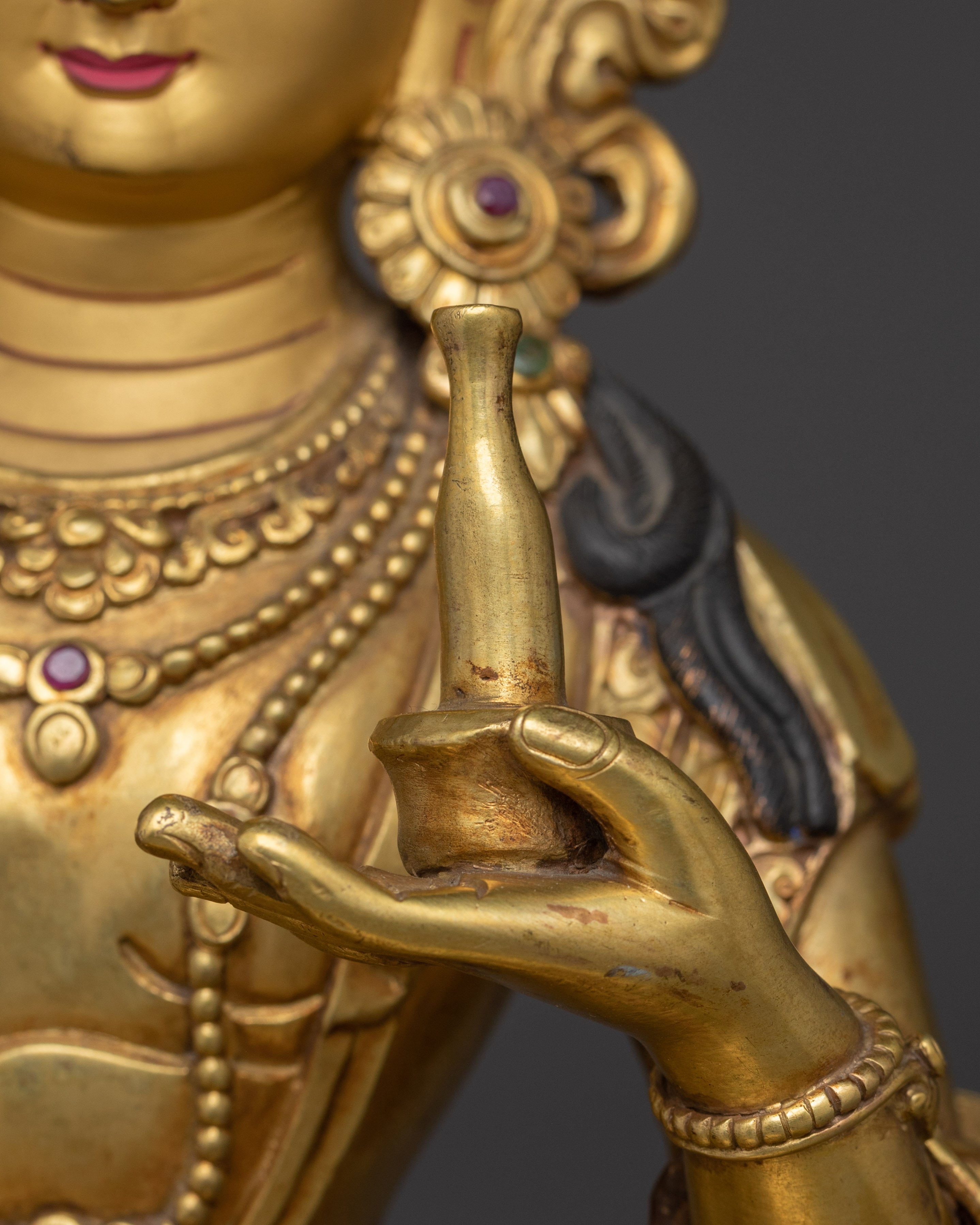 Serene Bodhisattva Kshitigarbha Statue | Home and Spiritual Decor Statue