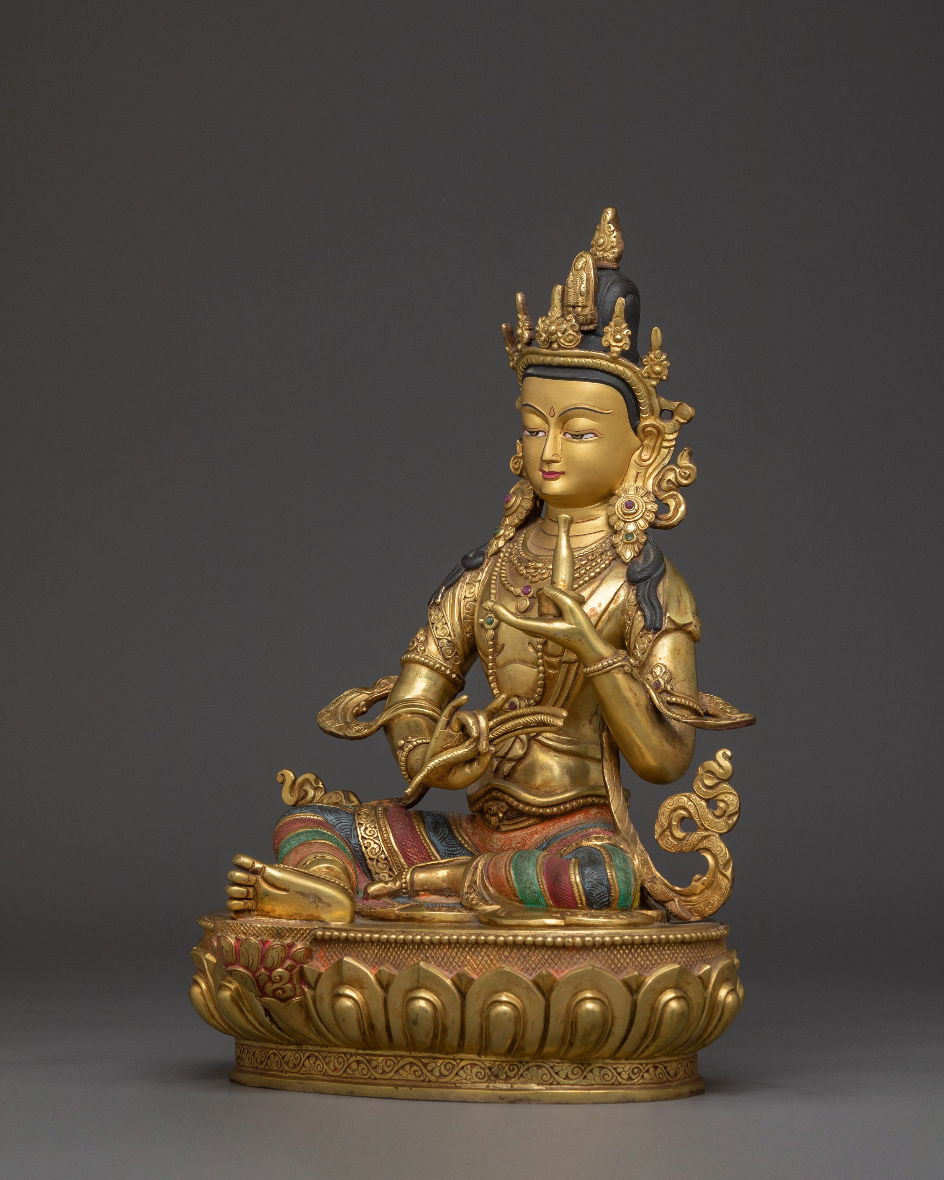 Serene Bodhisattva Kshitigarbha Statue | Home and Spiritual Decor Statue