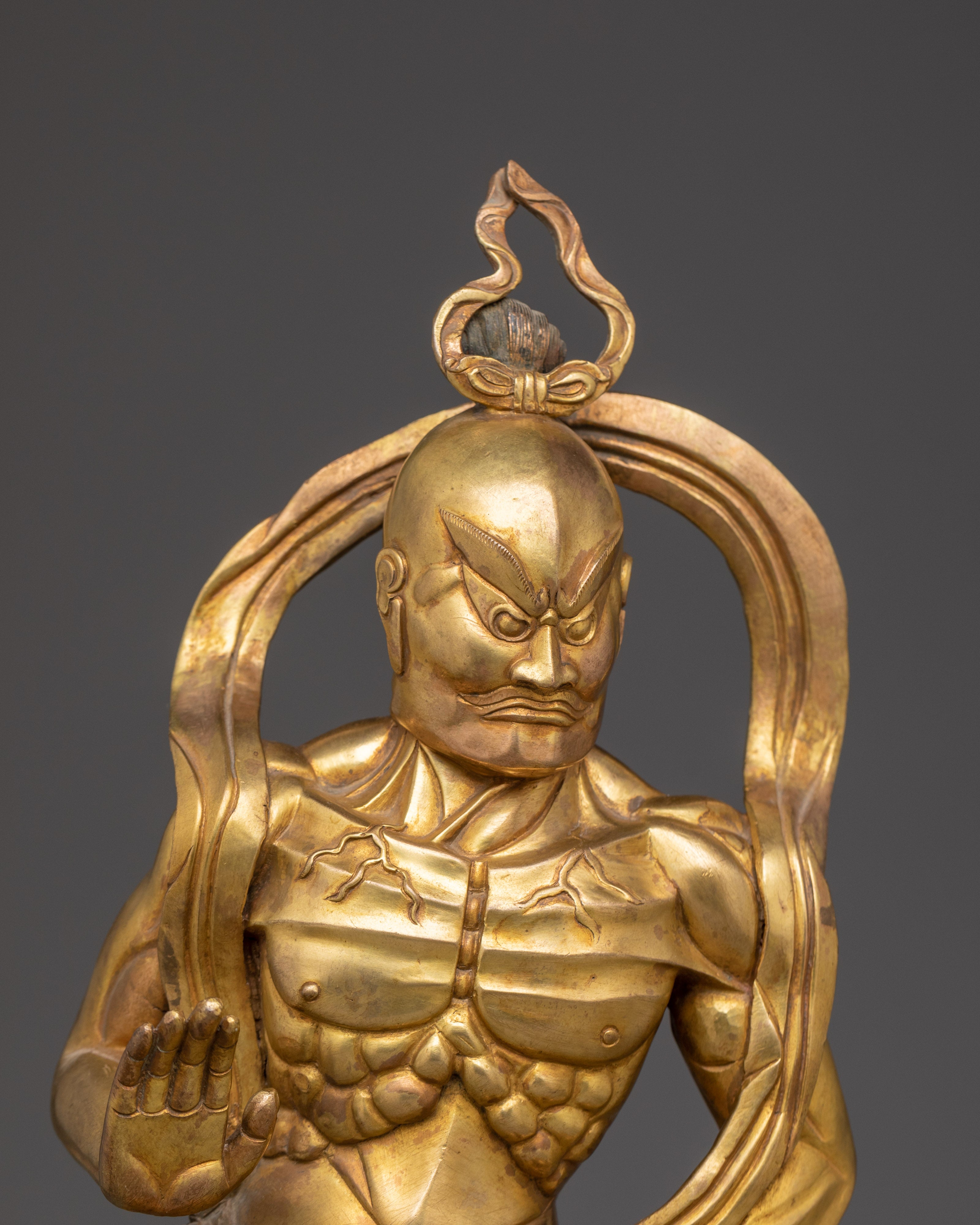 Guardian Deity Nio Statue | Protector of the Dharma