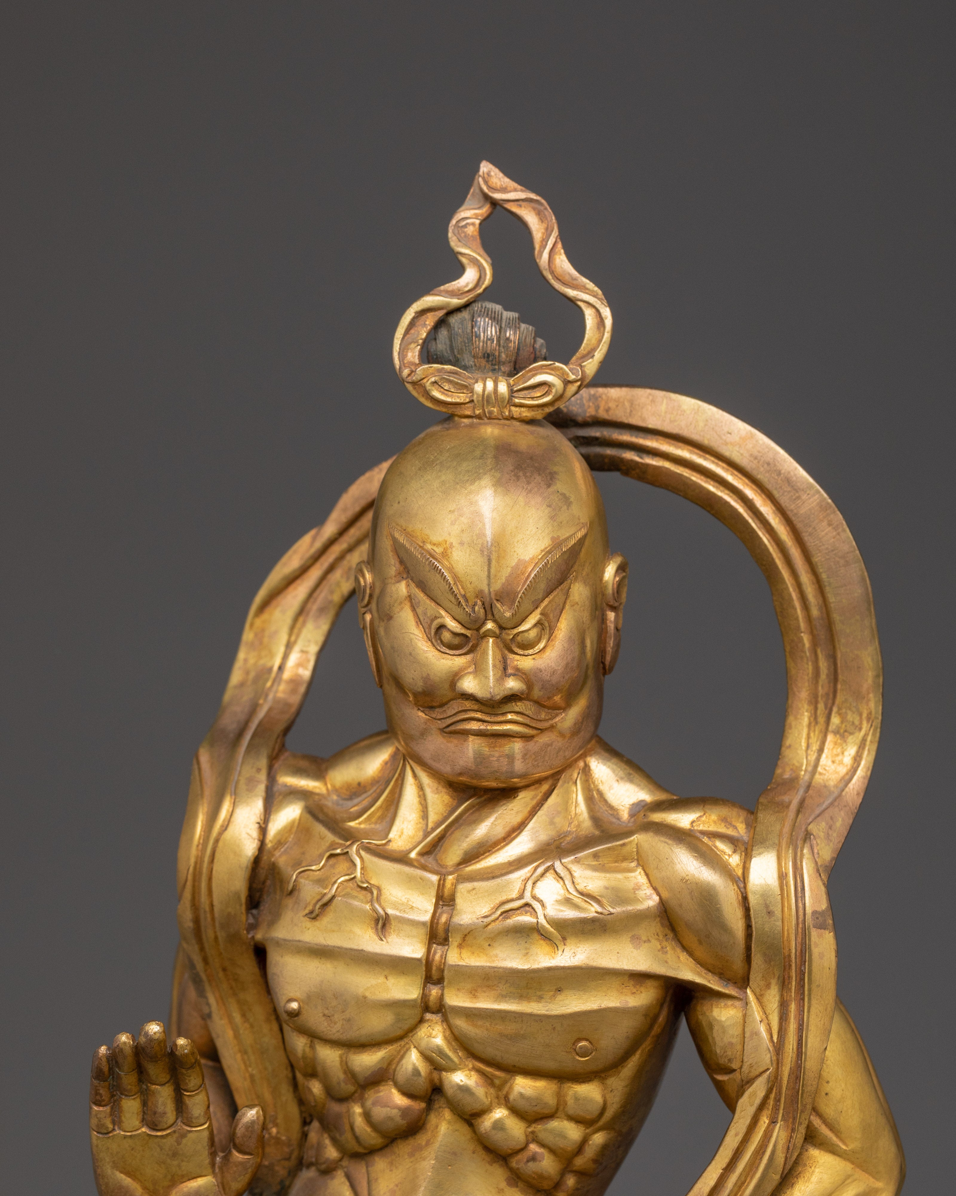 Guardian Deity Nio Statue | Protector of the Dharma