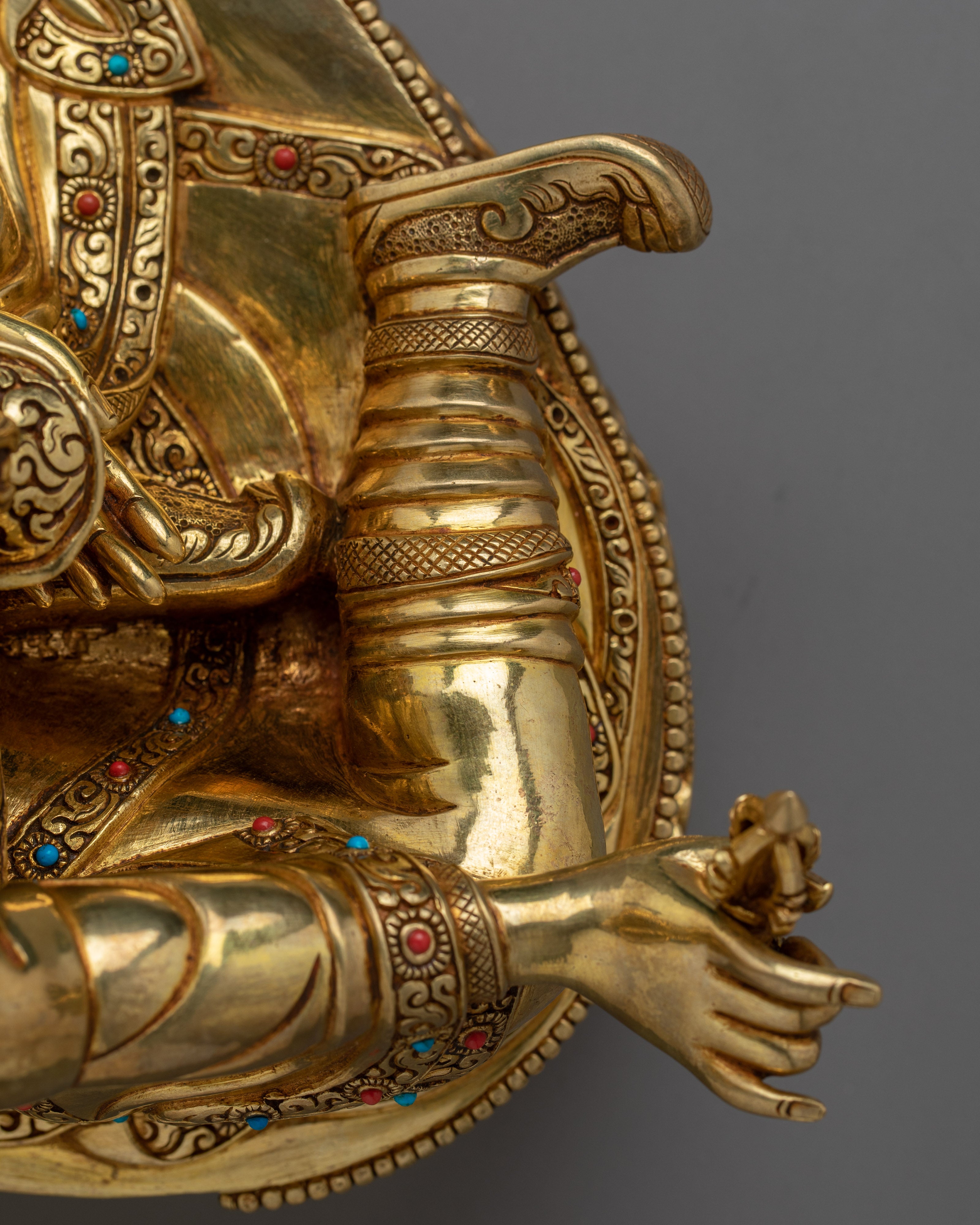 Tibetan Guru Padmasambhava Statue | The Lotus-Born Master of Vajrayana Buddhism