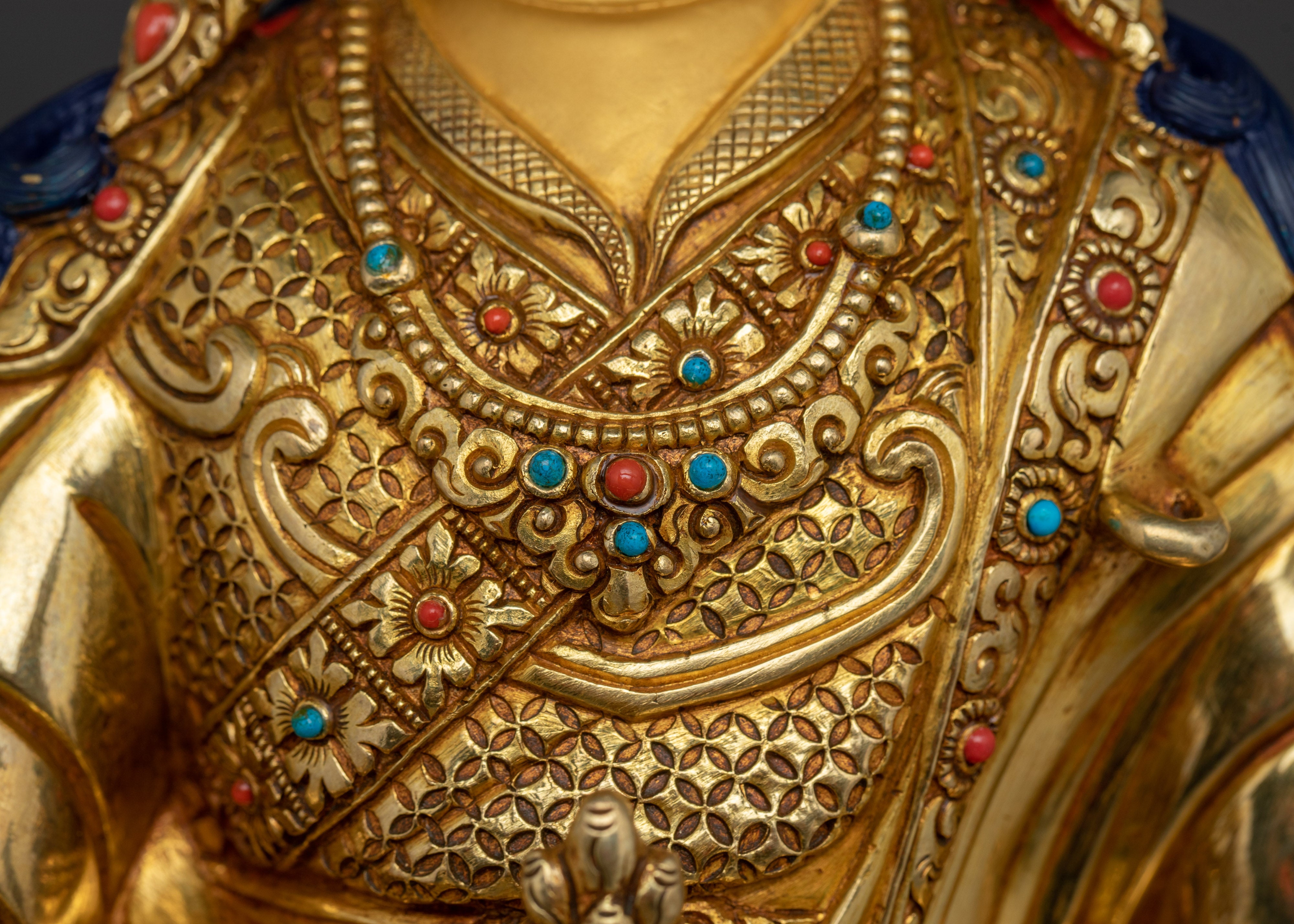 Tibetan Guru Padmasambhava Statue | The Lotus-Born Master of Vajrayana Buddhism