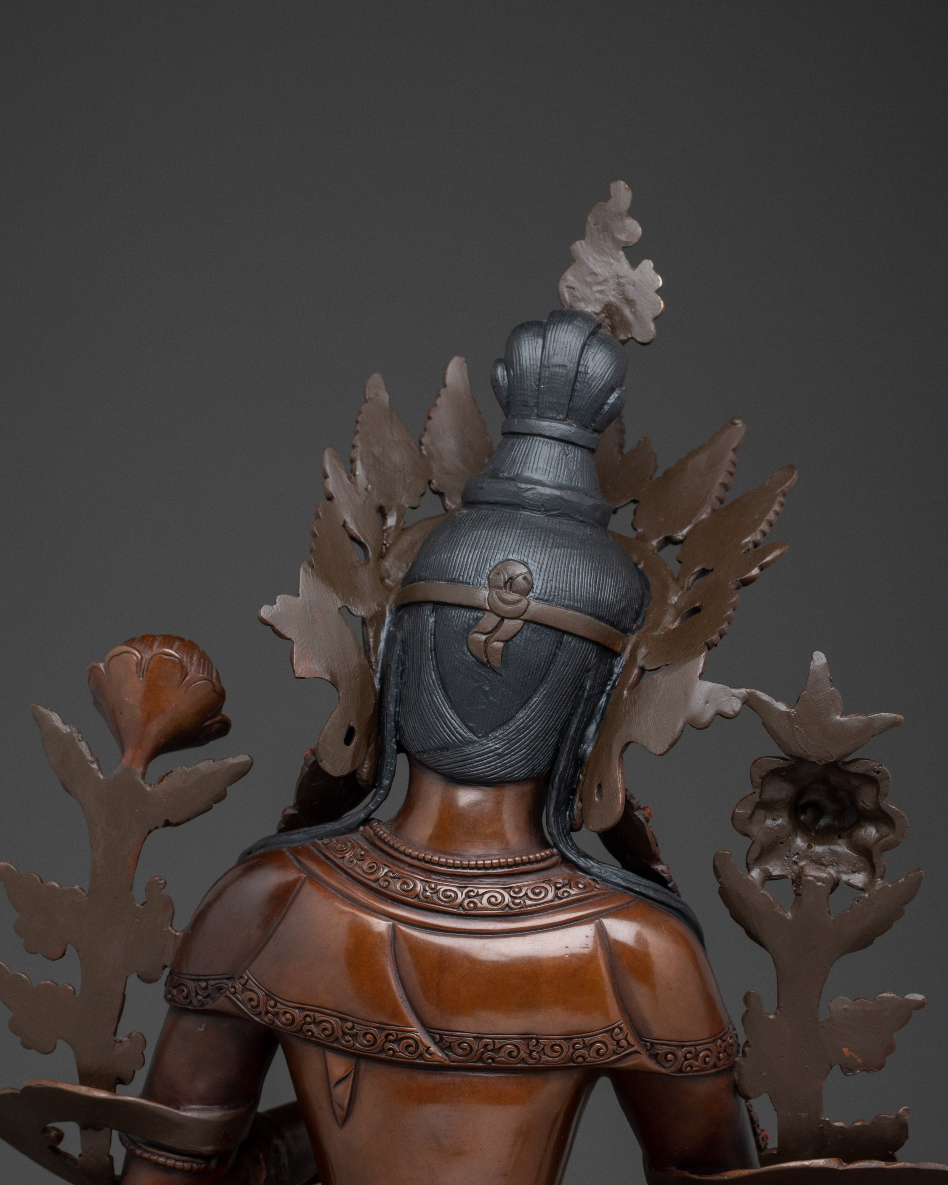 Protector Goddess Green Tara Statue | The Compassionate Liberator