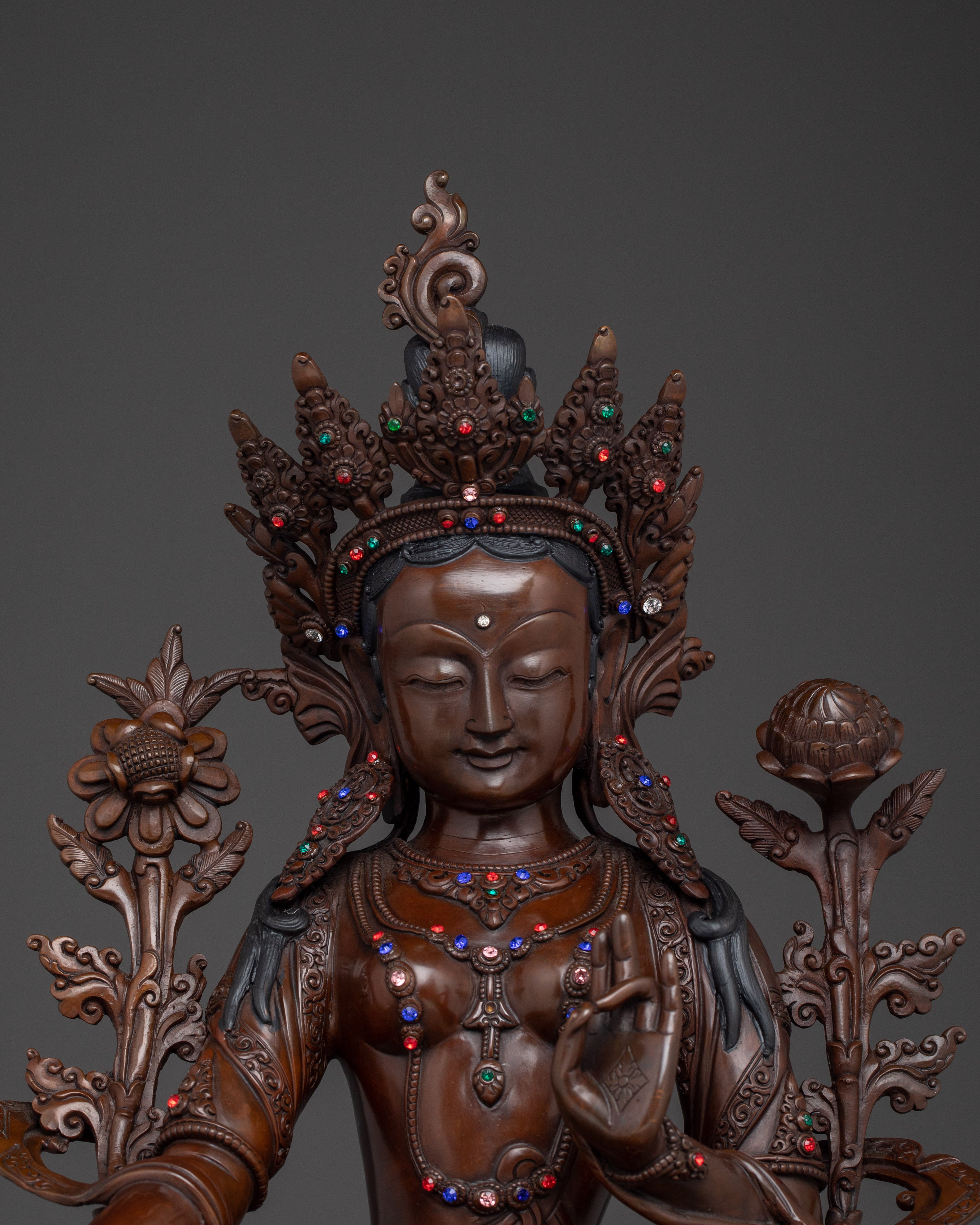 Protector Goddess Green Tara Statue | The Compassionate Liberator