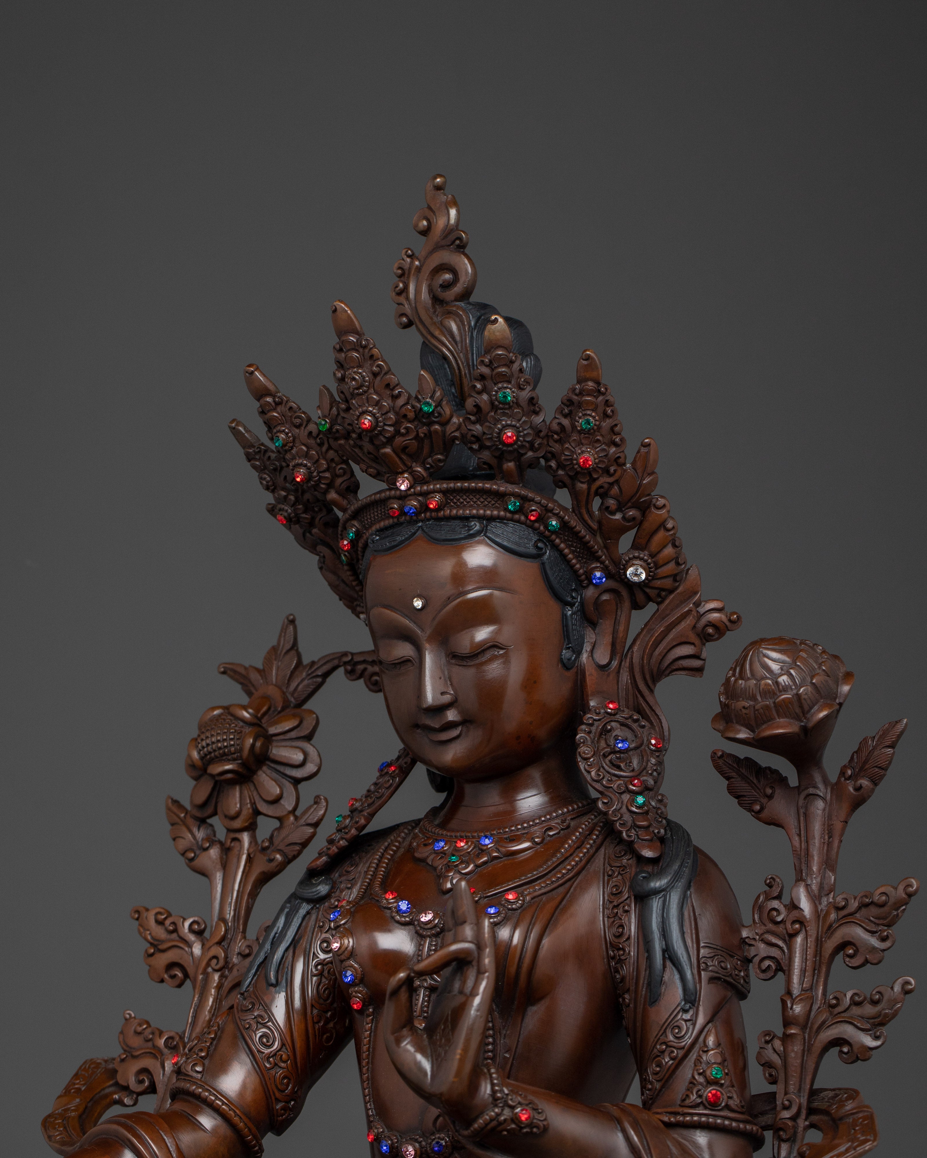 Protector Goddess Green Tara Statue | The Compassionate Liberator
