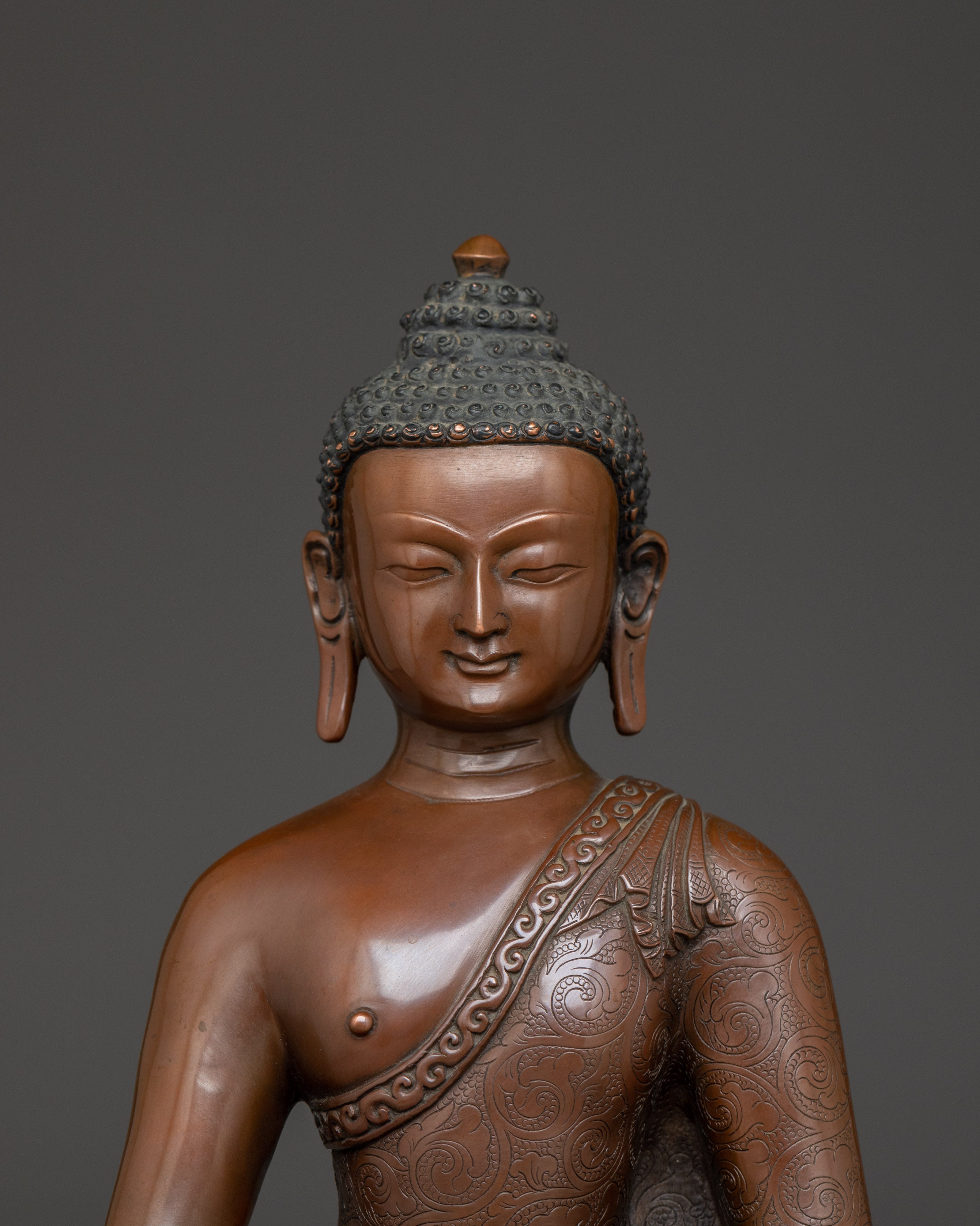 Copper Buddha Statue of Amitabha | The Buddha of Infinite Light and Compassion