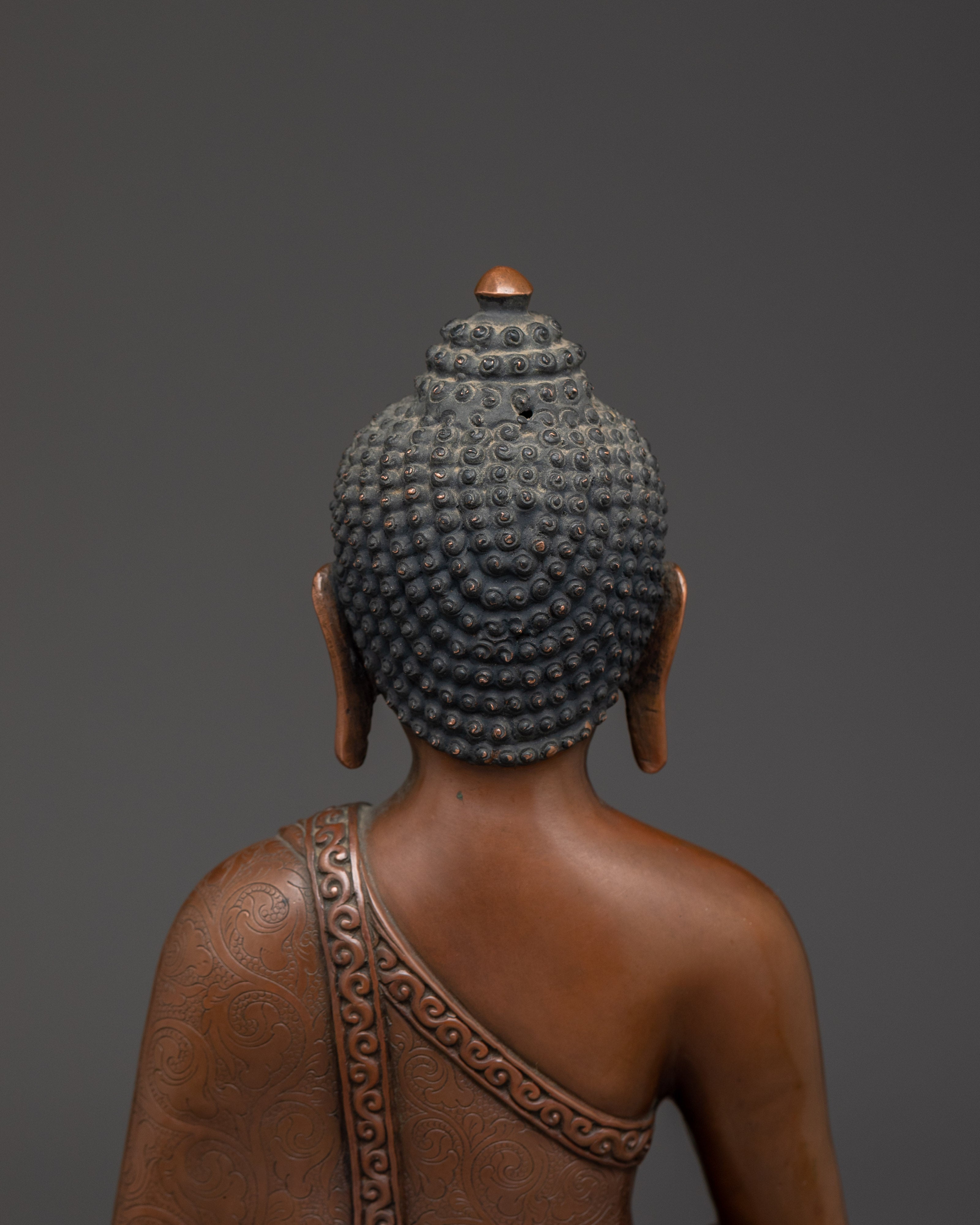 Copper Buddha Statue of Amitabha | The Buddha of Infinite Light and Compassion