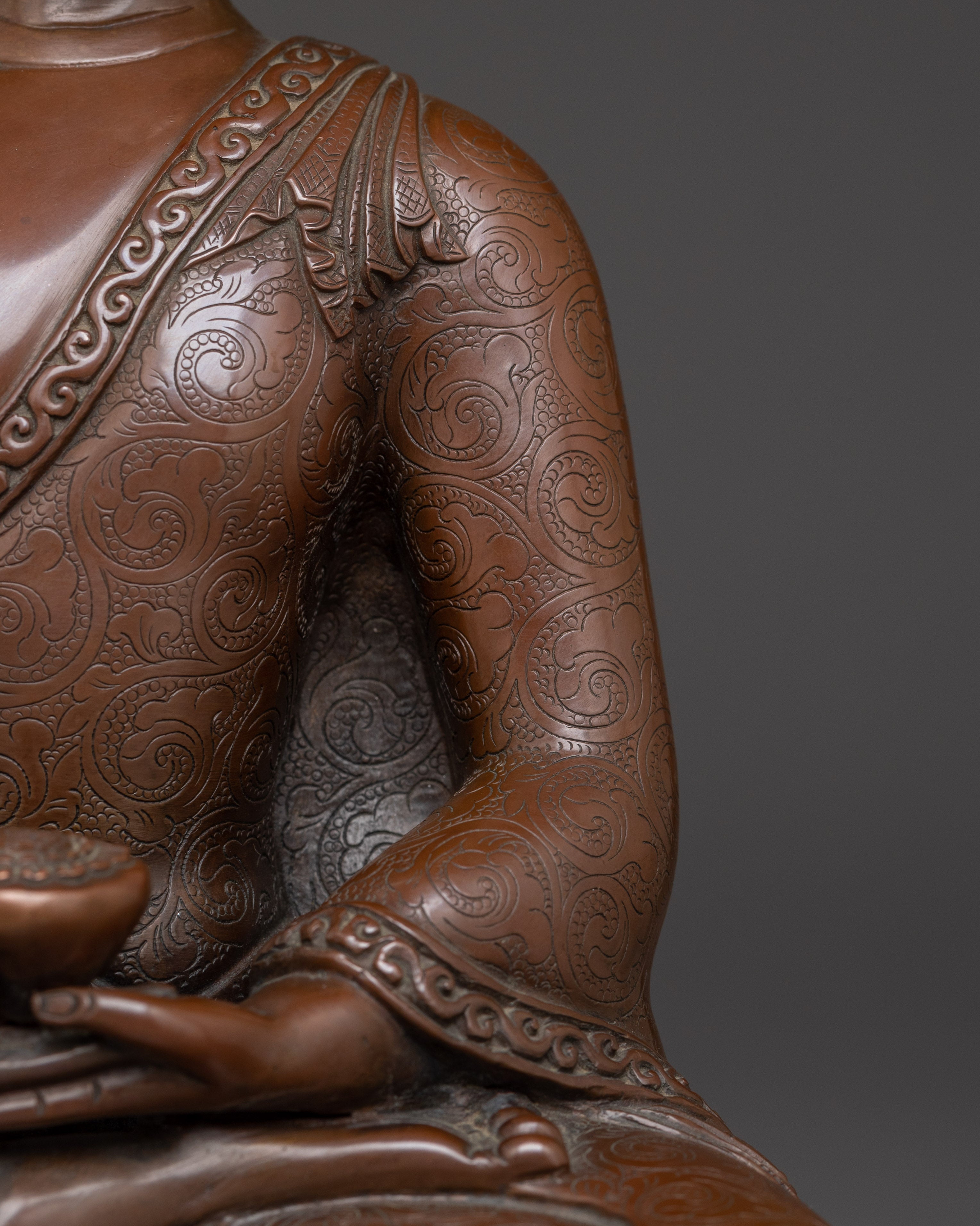 Copper Buddha Statue of Amitabha | The Buddha of Infinite Light and Compassion