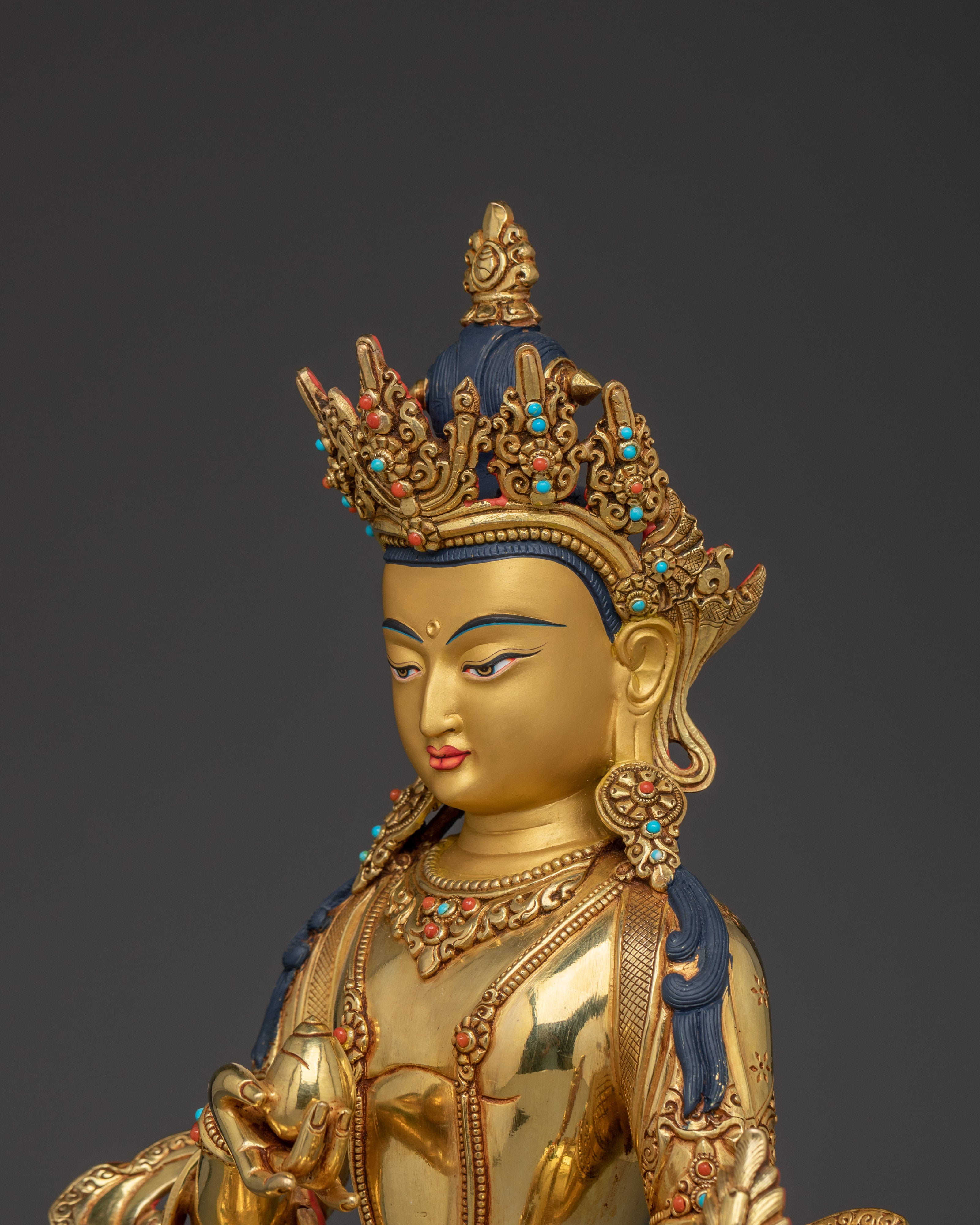 Compassionate Kshitigarbha Statue | Protector of the Dead and Children